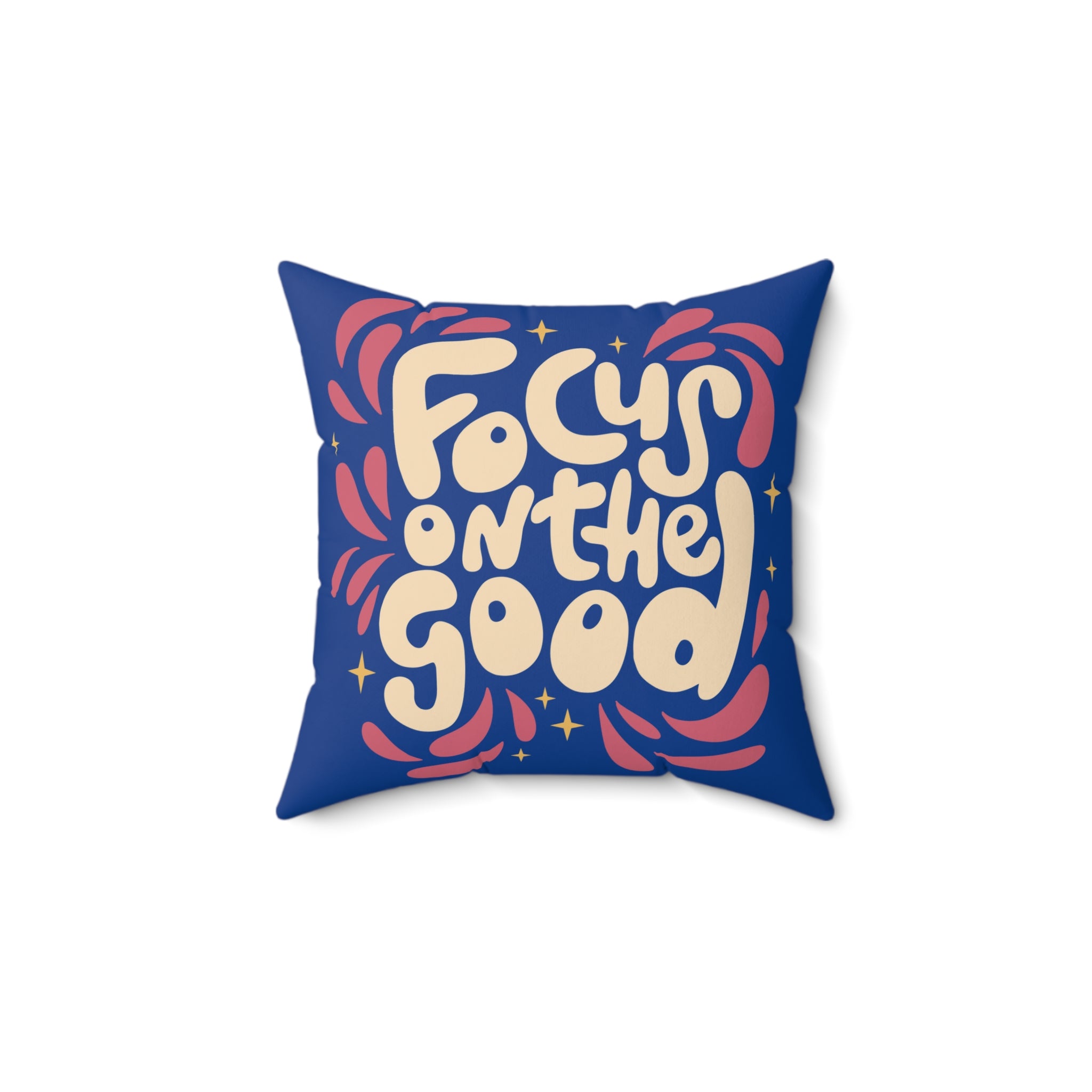 Focus on the Good 70s Mood Pillow