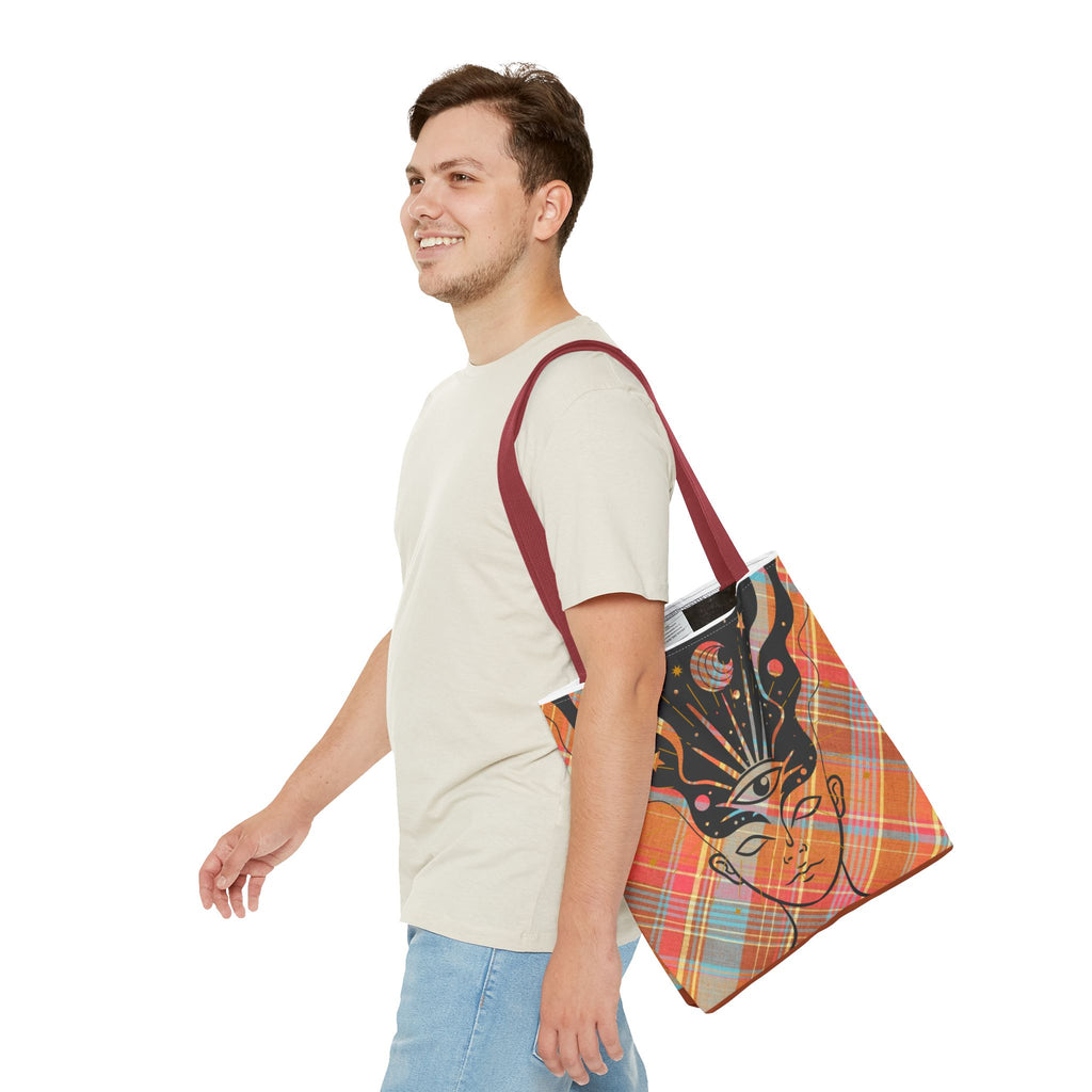👁️🌼 70s Third Eye Mystical Tote Bag ✨👜