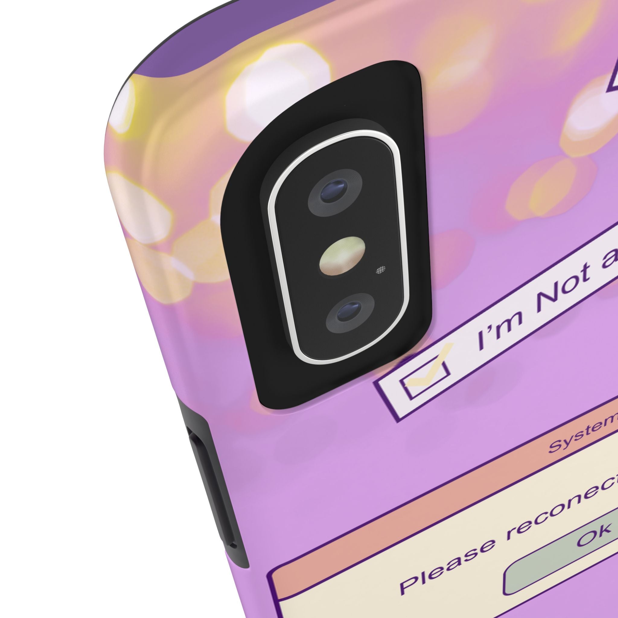 Y2K I’m Not a Robot System Error Phone Case 🤖💻📱