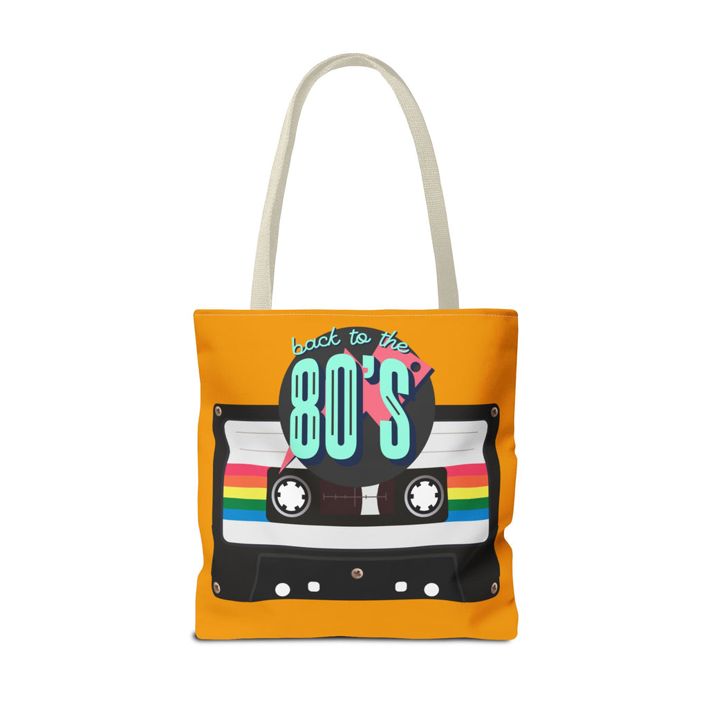🎵 Back to the 80s Mixtape Retro Tote Bag