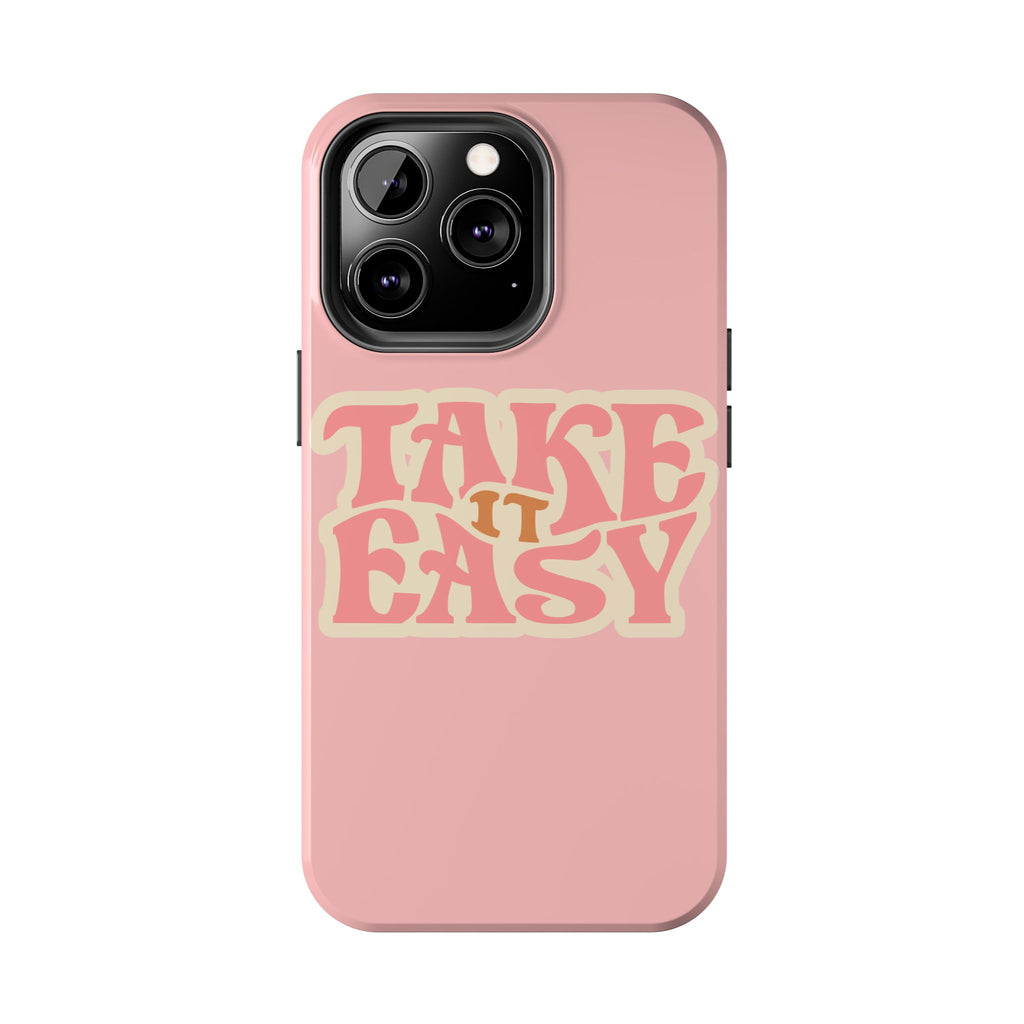 60s Pink Take It Easy Phone Case 🌸✌️📱