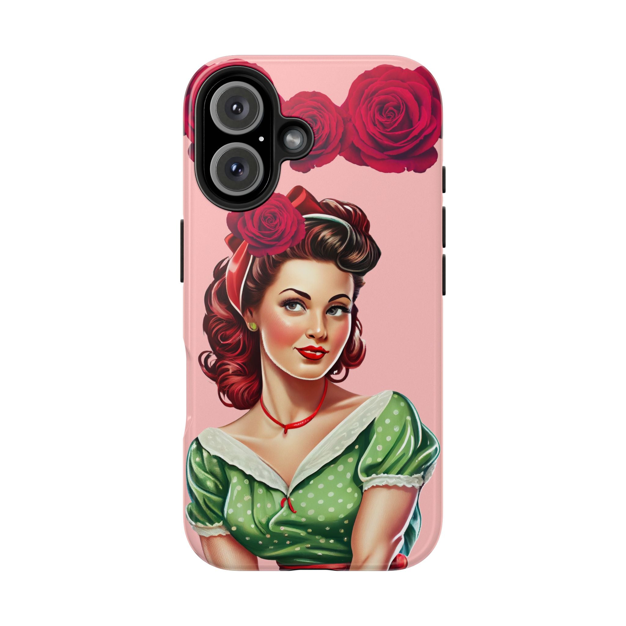 50s Rose Pinup Romance Phone Case 🌹💕📱