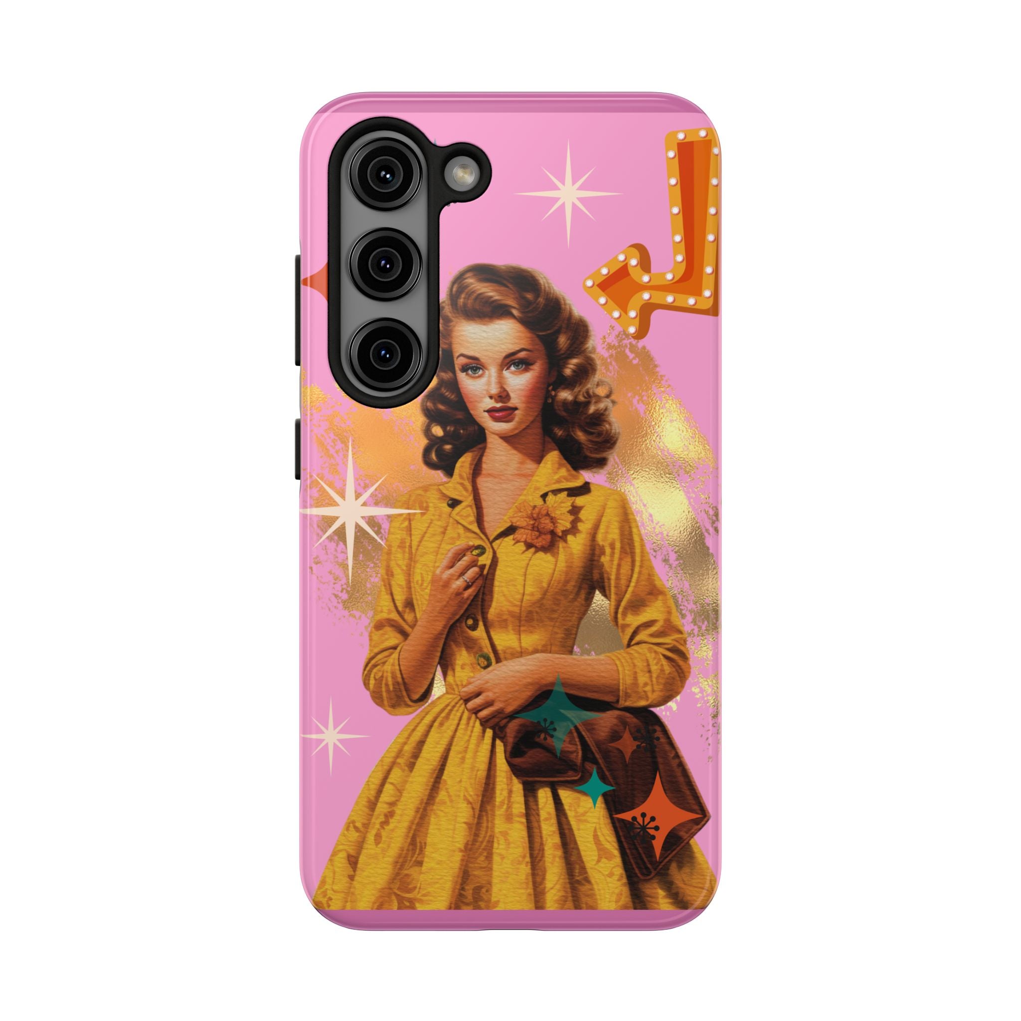 50s Pink Glam Retro Phone Case 💖📱