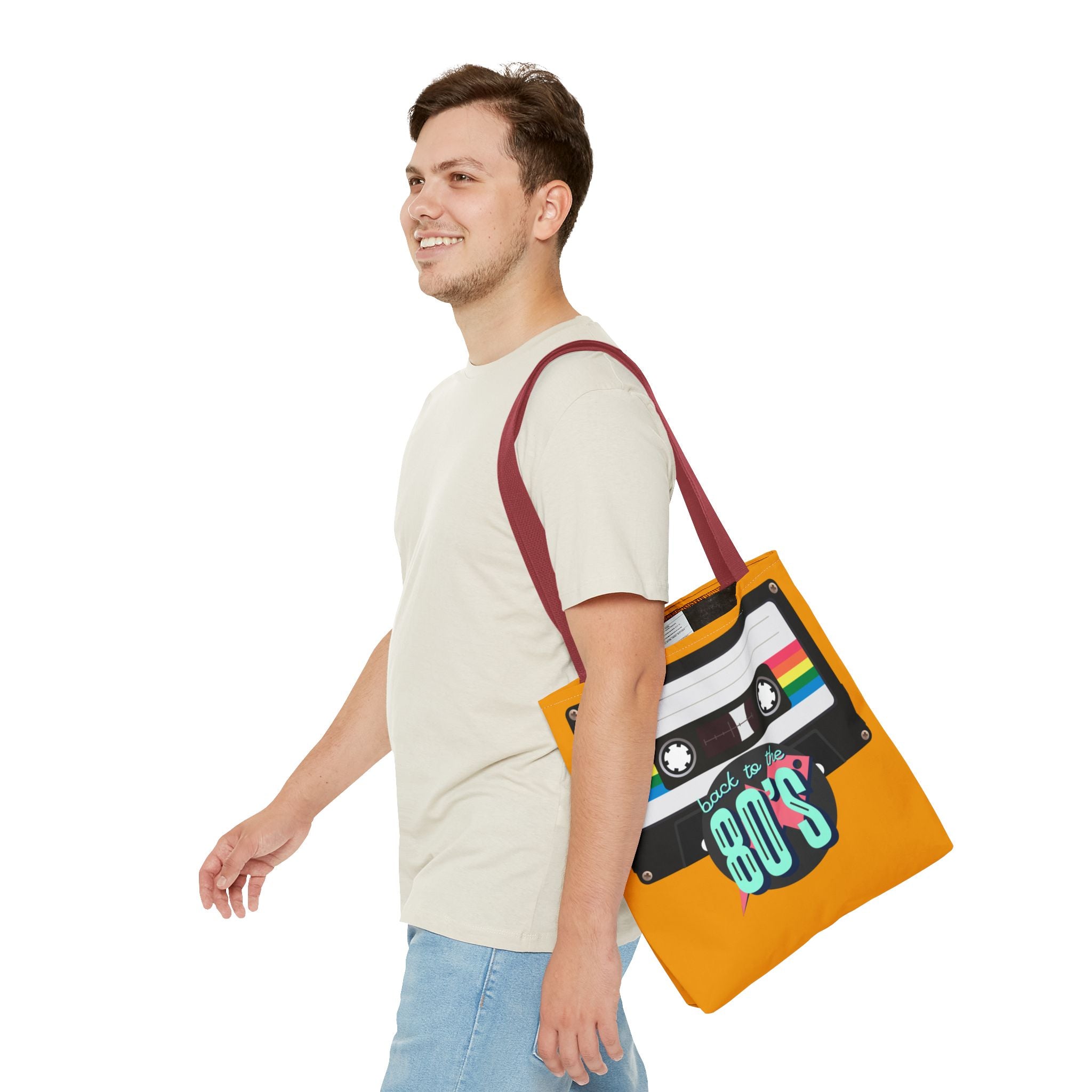 🎵 Back to the 80s Mixtape Retro Tote Bag