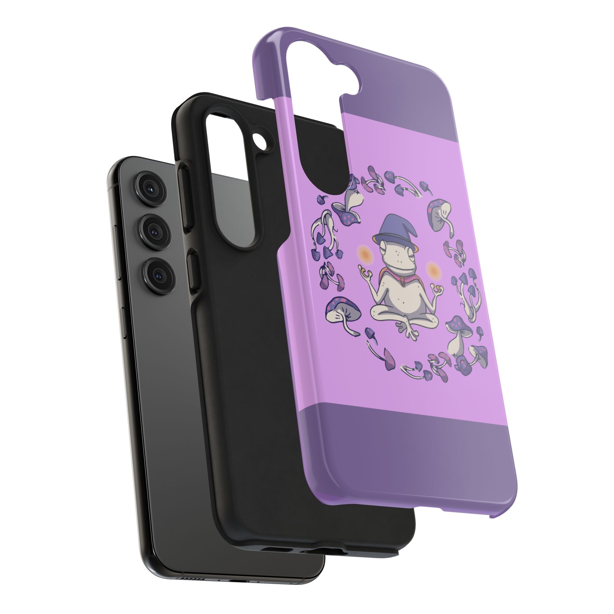 70s Mystical Mushroom Frog Phone Case 🍄🐸✨