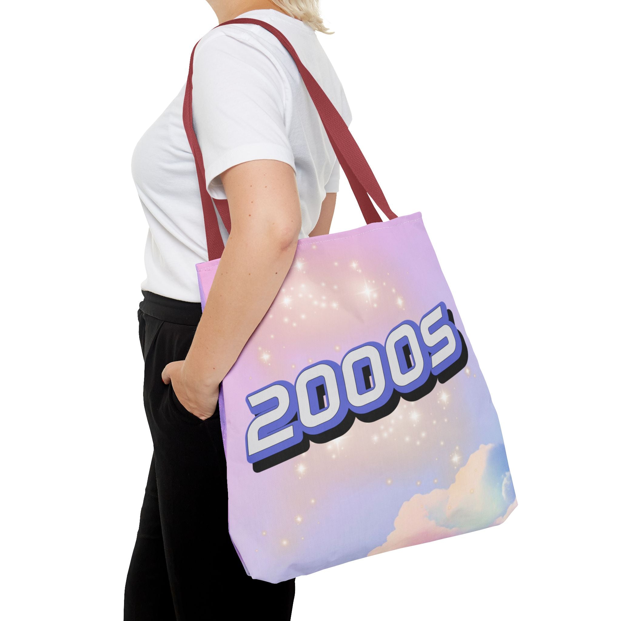 ✨💖 2000s Iridescent Shine Y2K Tote Bag 🌈👜
