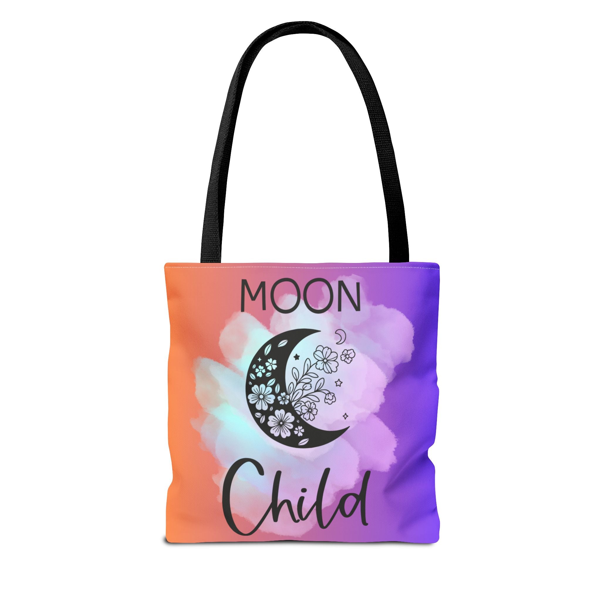 🌙✨ 60s - 70s Moon Child Tote Bag 🌼🌈