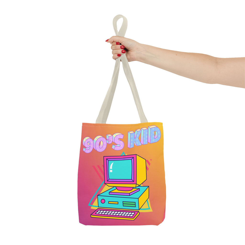 💾🖥️ 90s Kid Computer Tote Bag 🌈✨