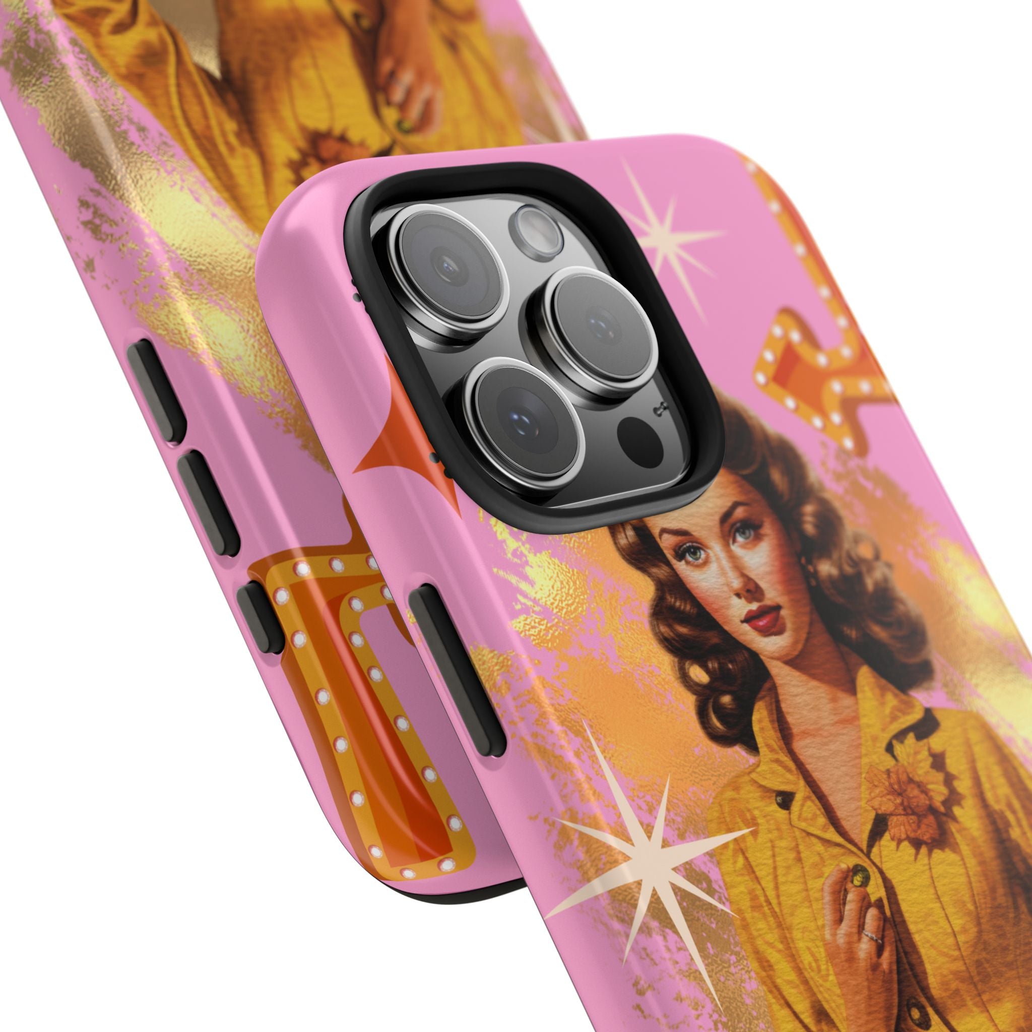 50s Pink Glam Retro Phone Case 💖📱