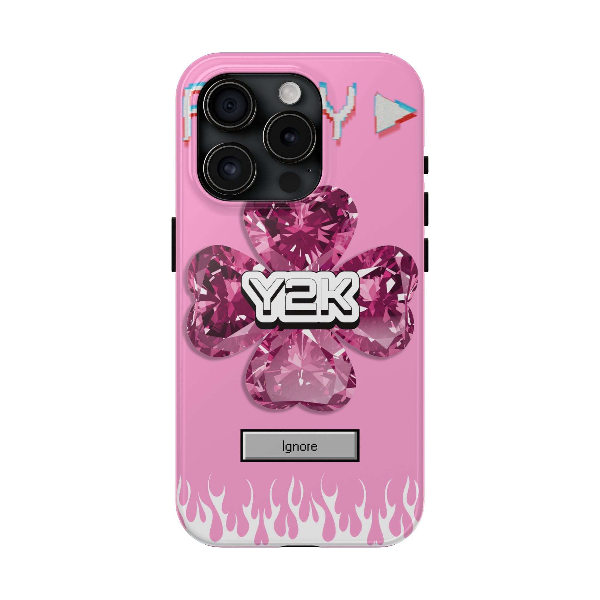 Y2K Play Ignore Sweet Pink Phone Case 💗📱