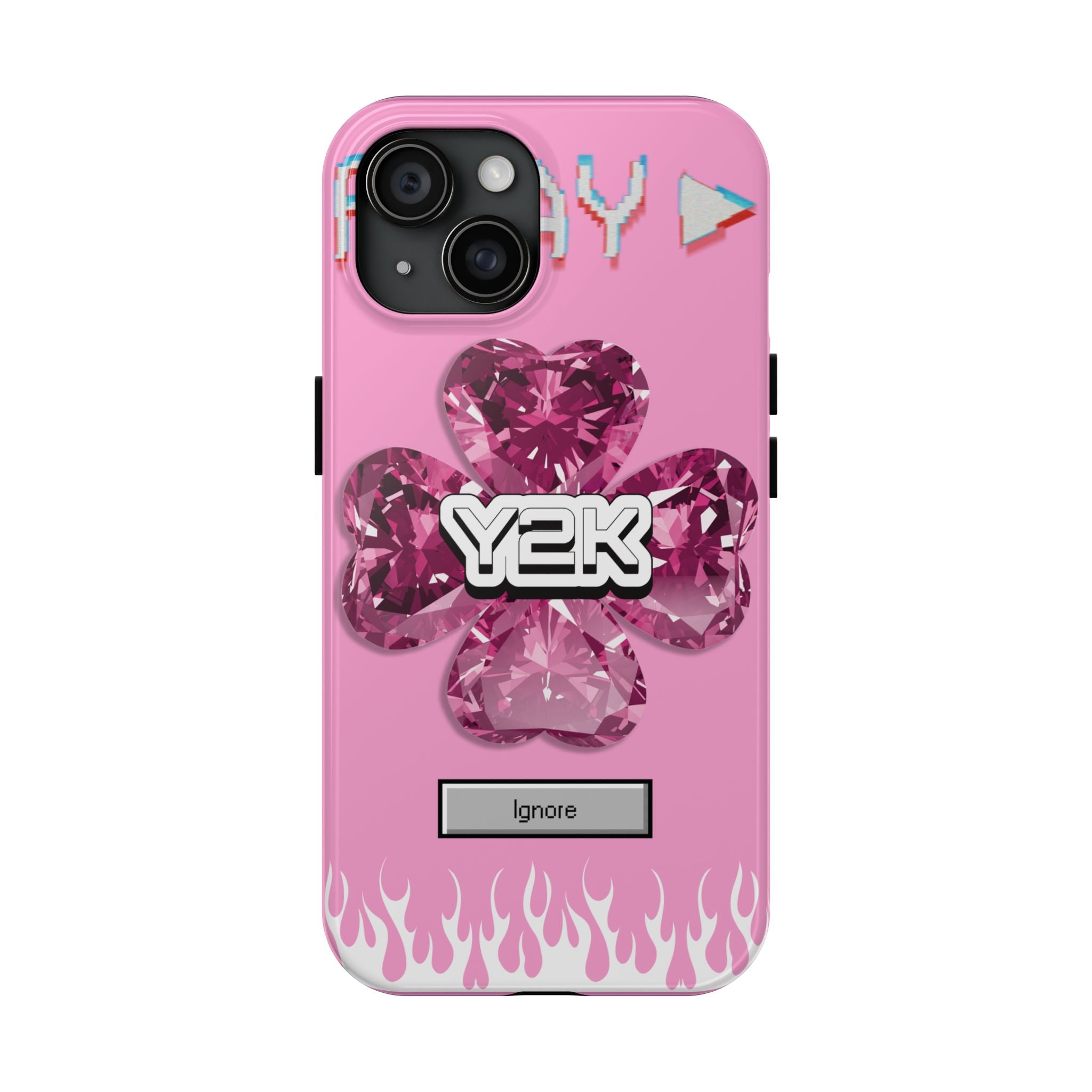 Y2K Play Ignore Sweet Pink Phone Case 💗📱