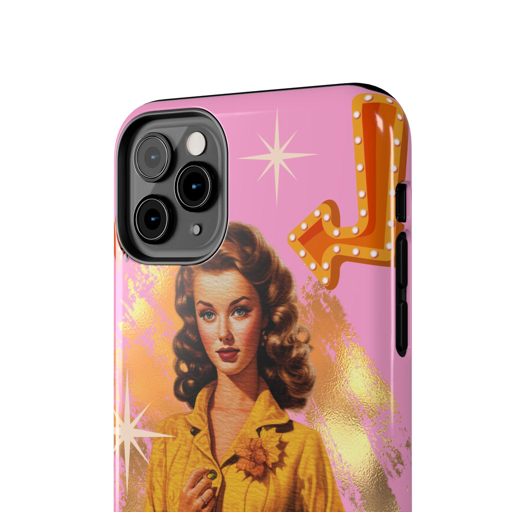 50s Pink Glam Retro Phone Case 💖📱