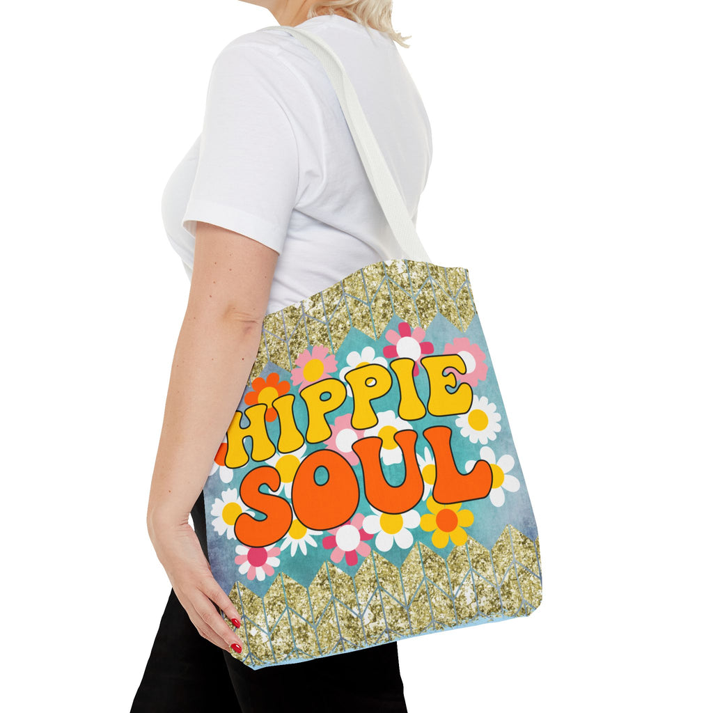 🌈 70s Hippie Soul Van Retro Tote Bag