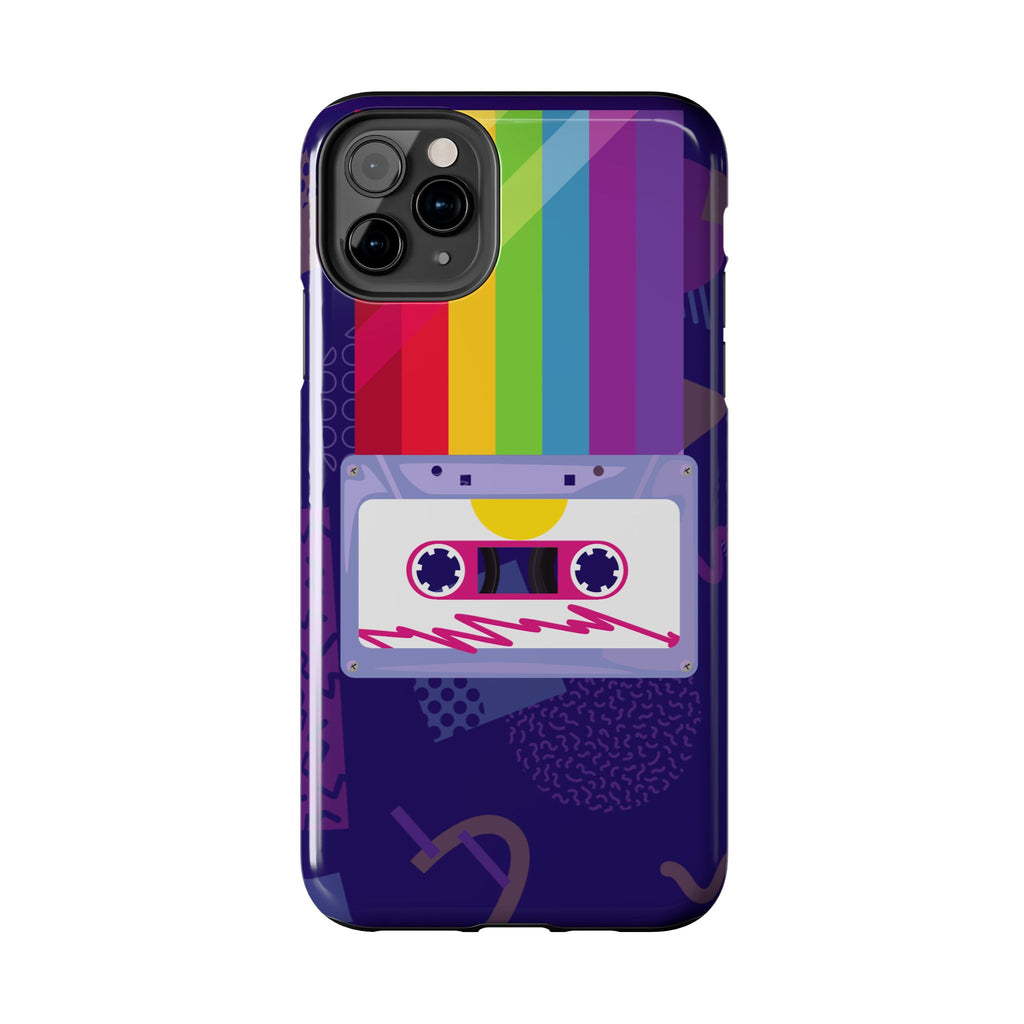 80s–90s Cassette Rainbow Phone Case 📼🌈📱
