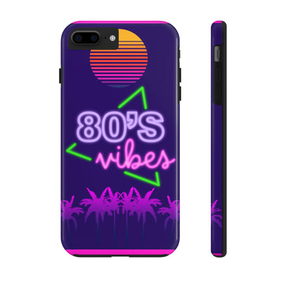 80s Vibes Synthwave Palm Trees Phone Case 🌴🎹📱