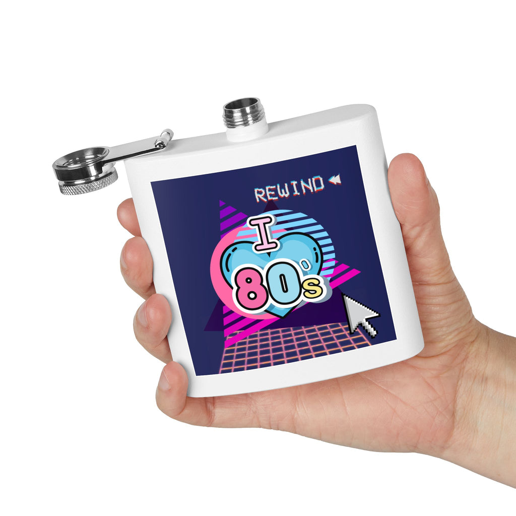 I Heart the 80s Rewind Flask