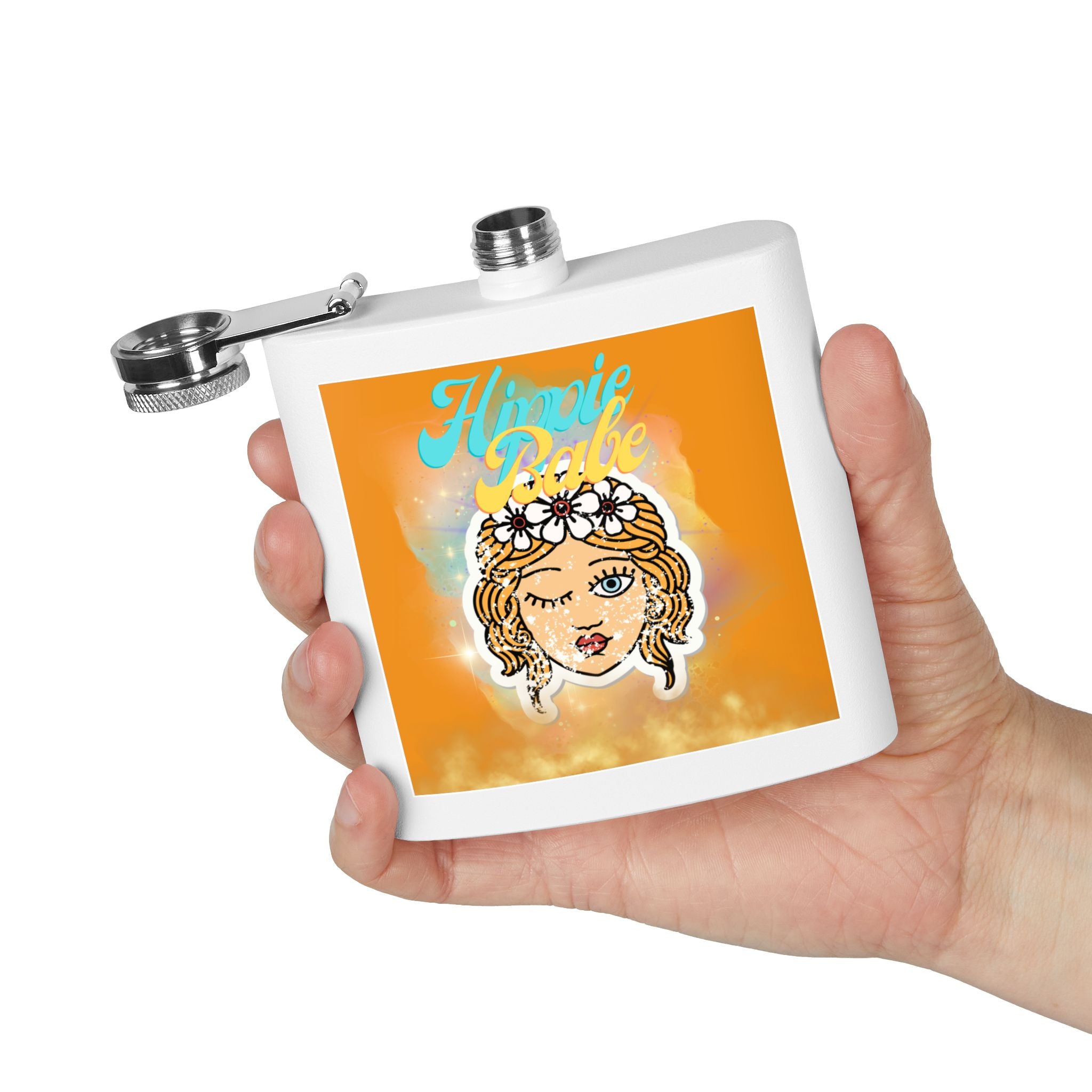 Hippie Babe Flask