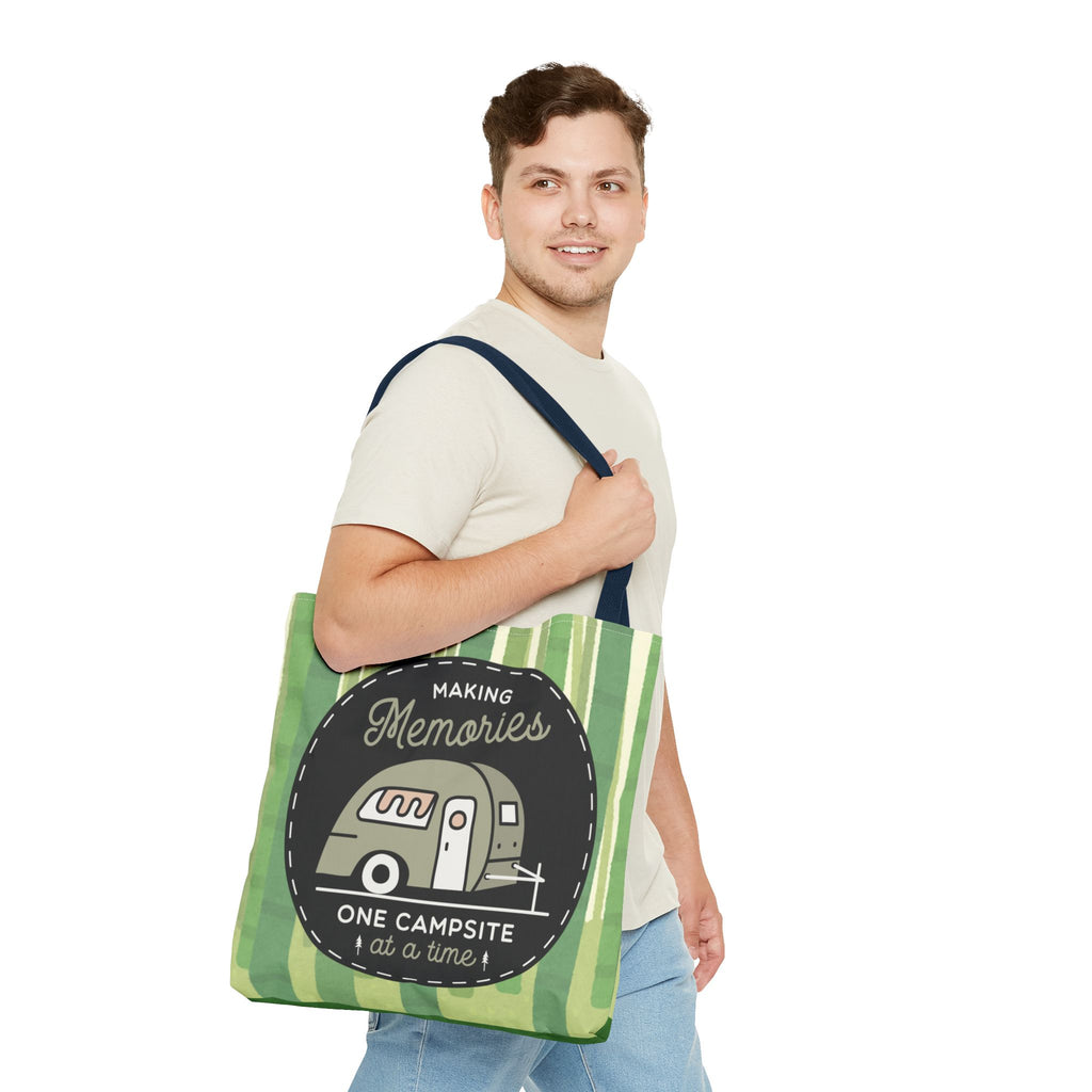 🏕️🌸 50s Making Memories One Campsite at a Time Tote Bag ✨👜