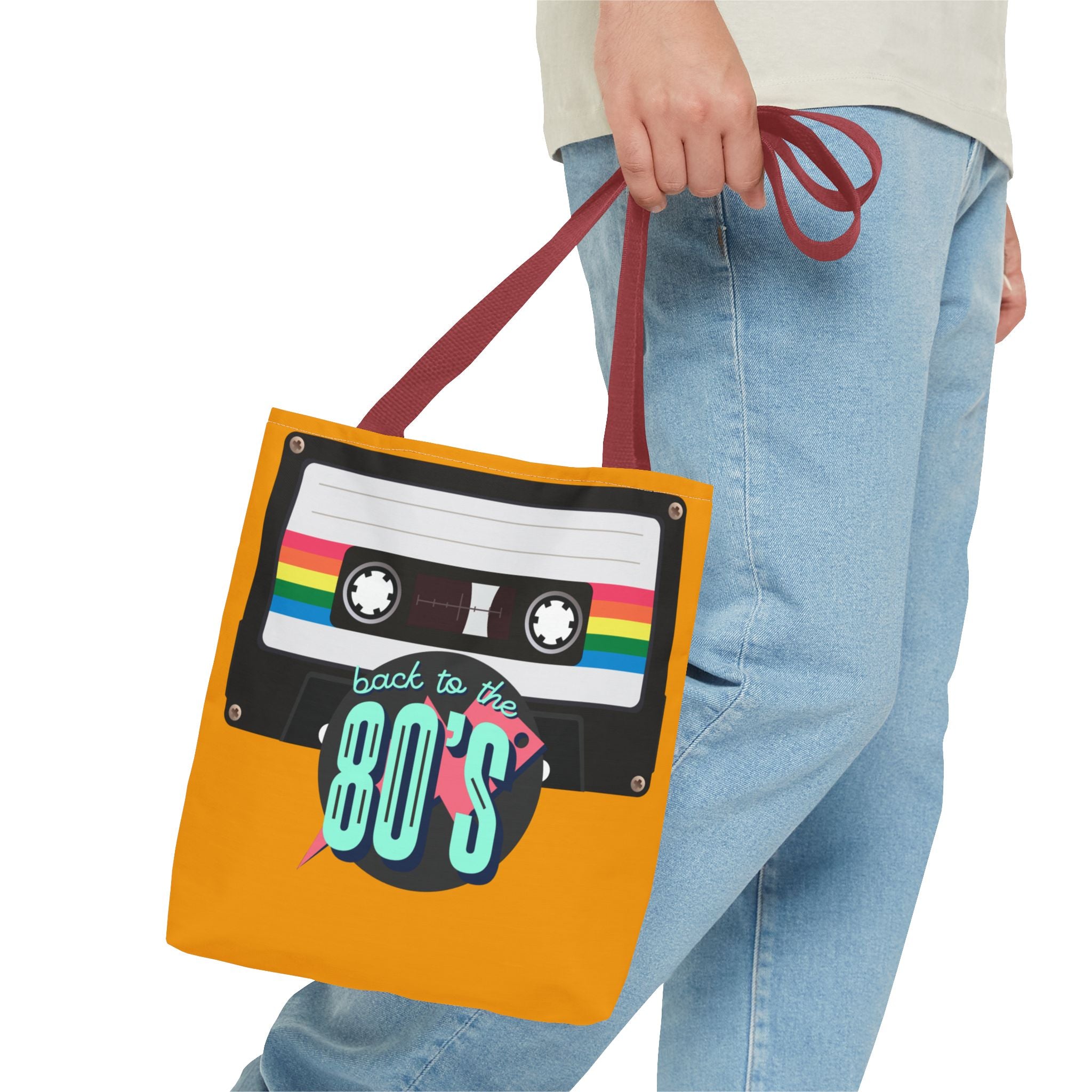 🎵 Back to the 80s Mixtape Retro Tote Bag