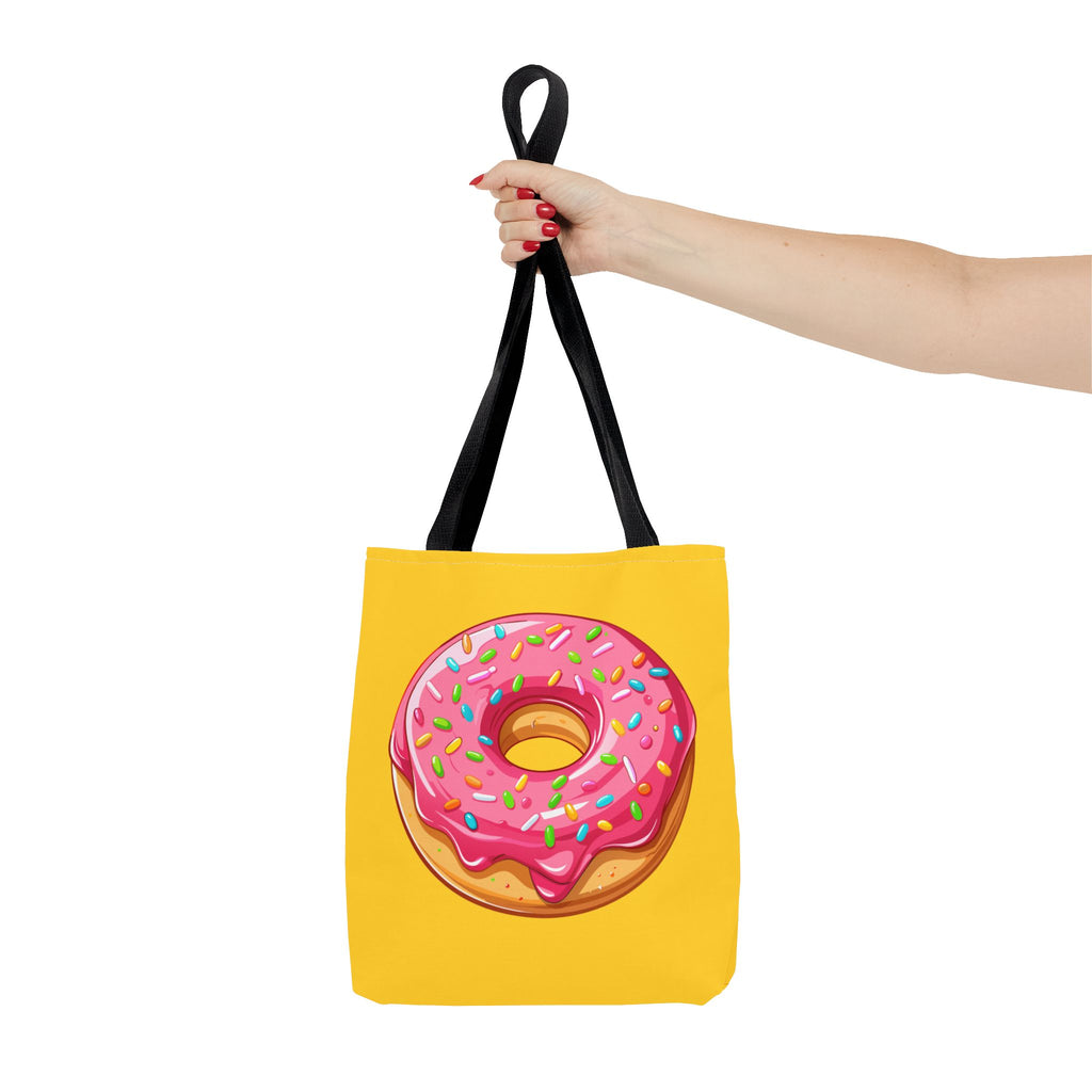🍩 90s Donut Tote Bag – Bright Sprinkles 🍩