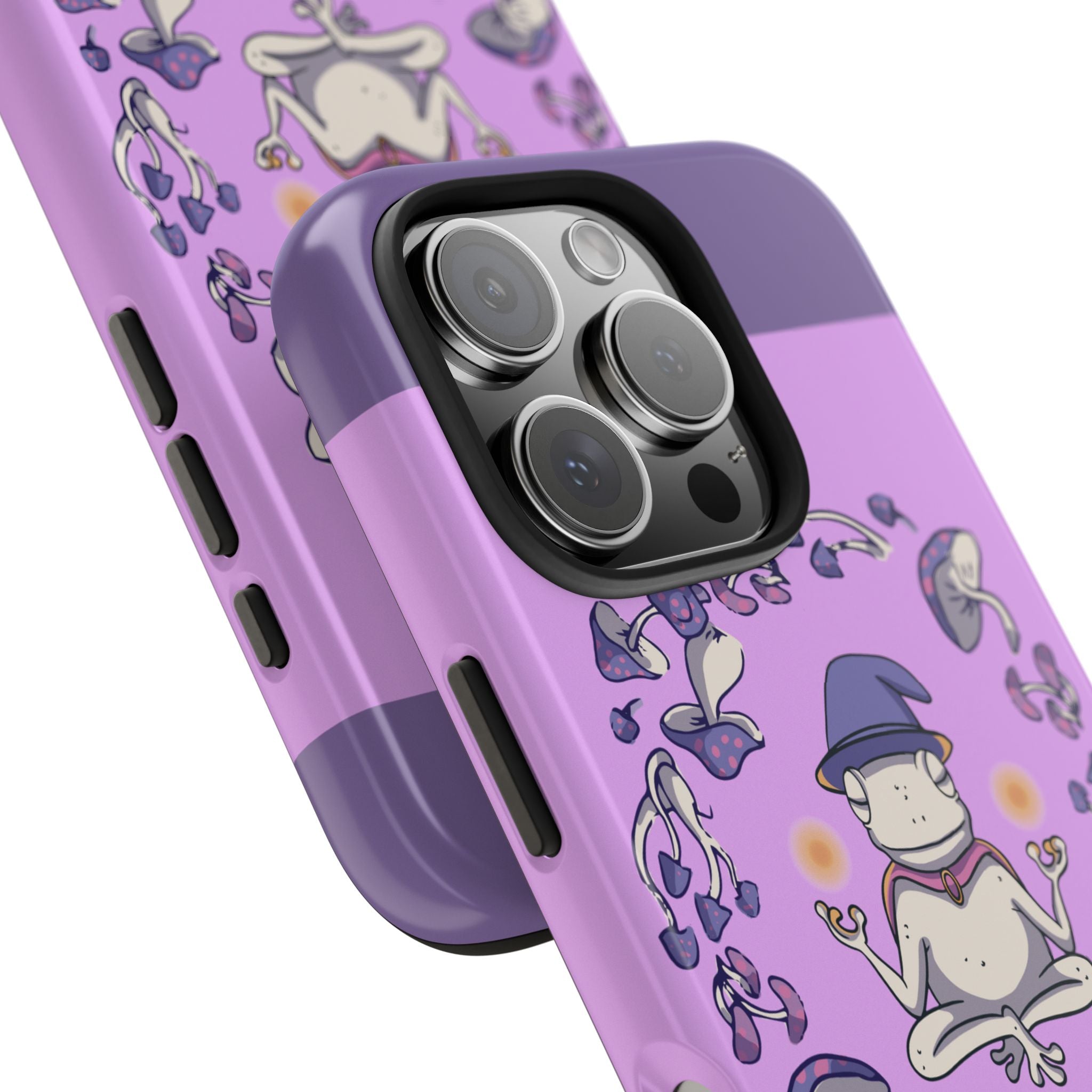 70s Mystical Mushroom Frog Phone Case 🍄🐸✨