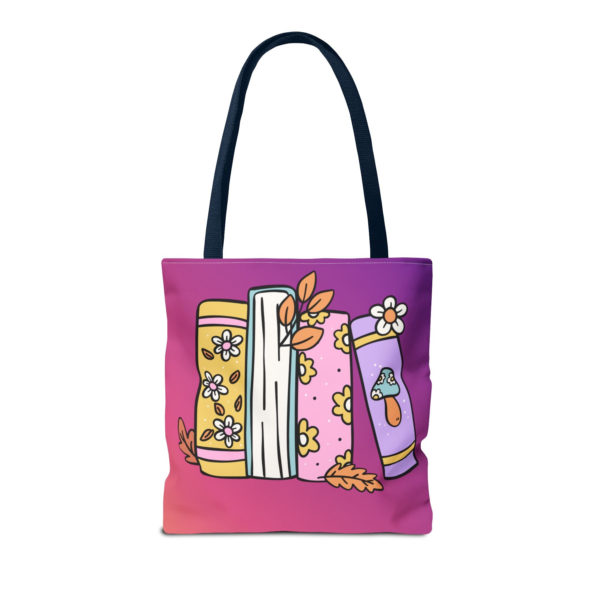 💿 90s Book Collector Bright Books Tote Bag