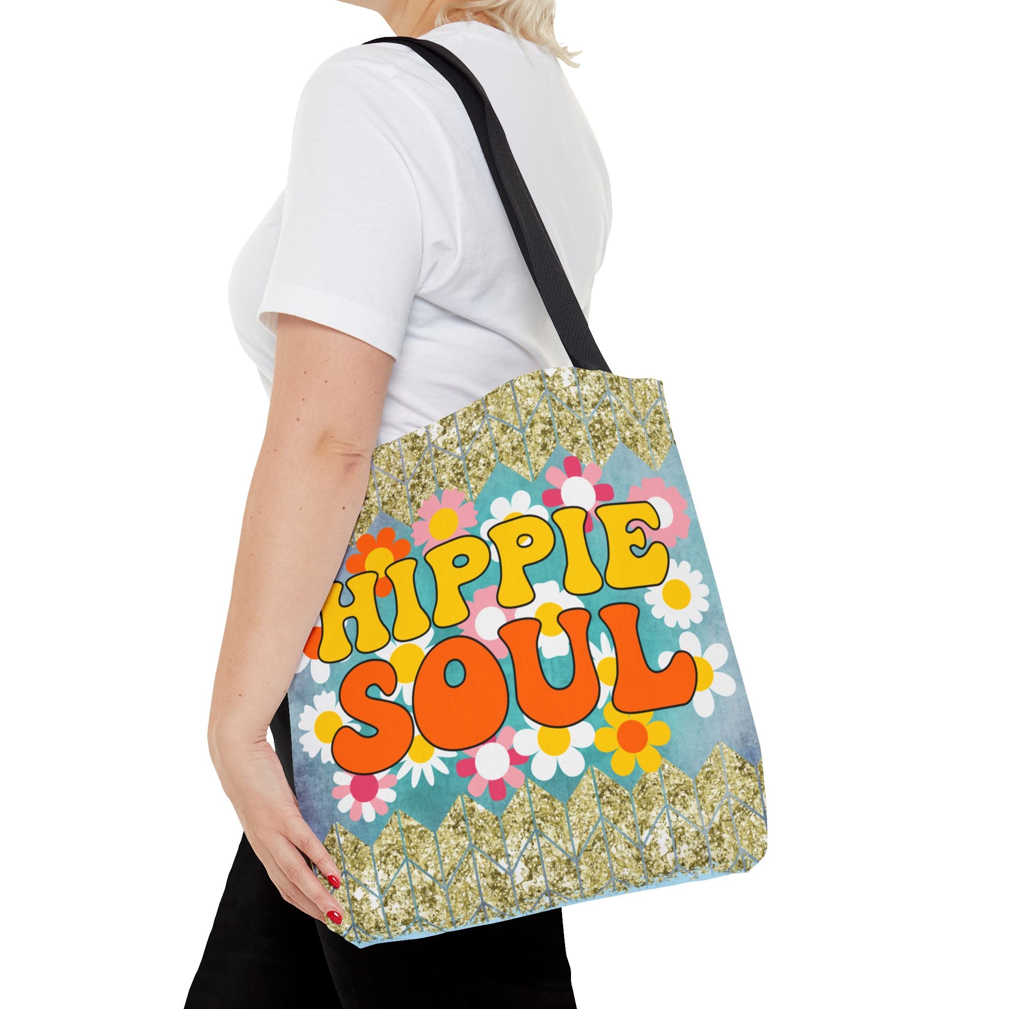 🌈 70s Hippie Soul Van Retro Tote Bag