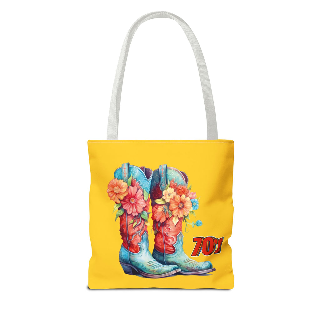 👢🌸 70s Boots Tote Bag 🌼✨