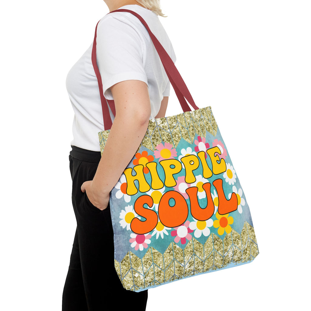 🌈 70s Hippie Soul Van Retro Tote Bag
