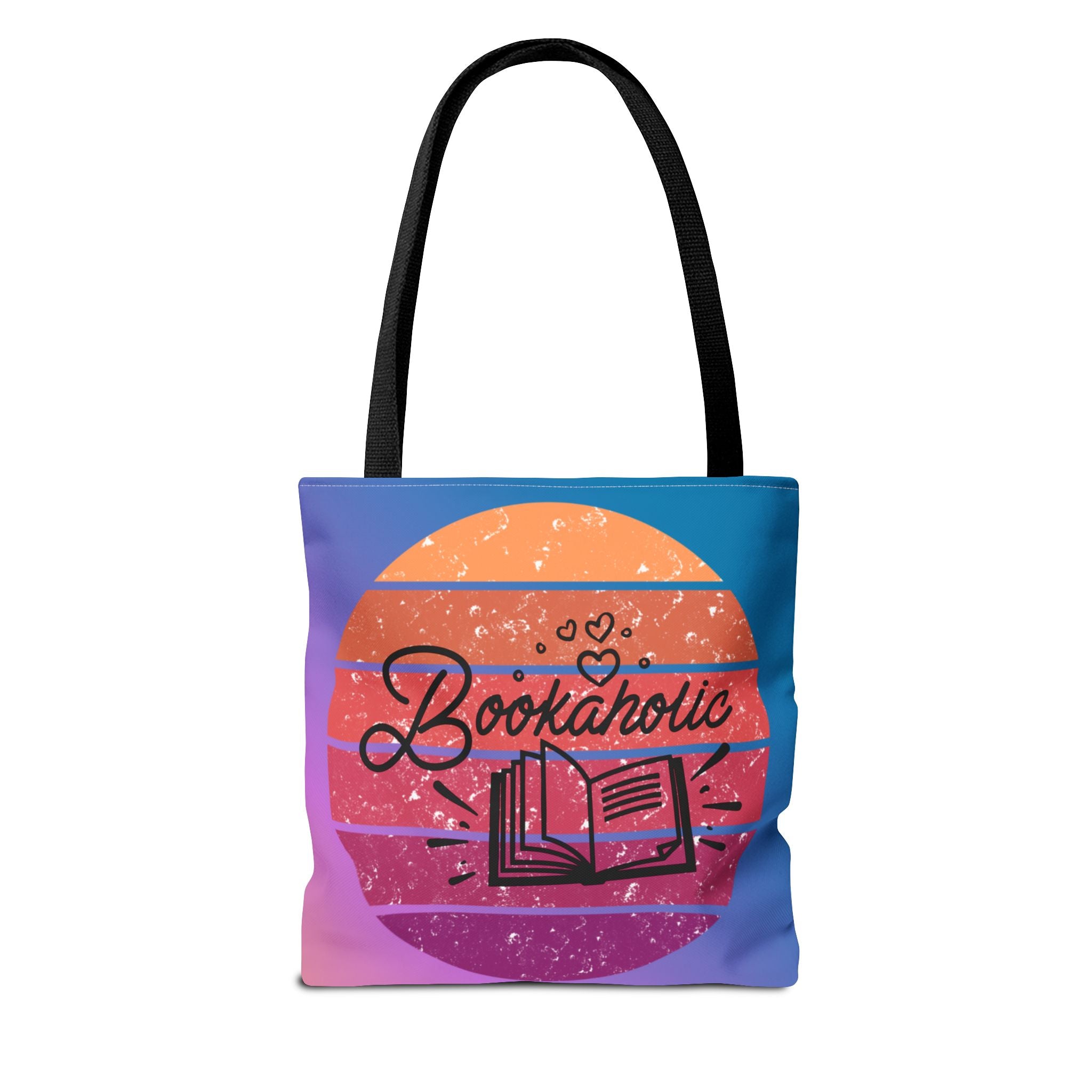 📚 60s Bookaholic Retro Tote Bag