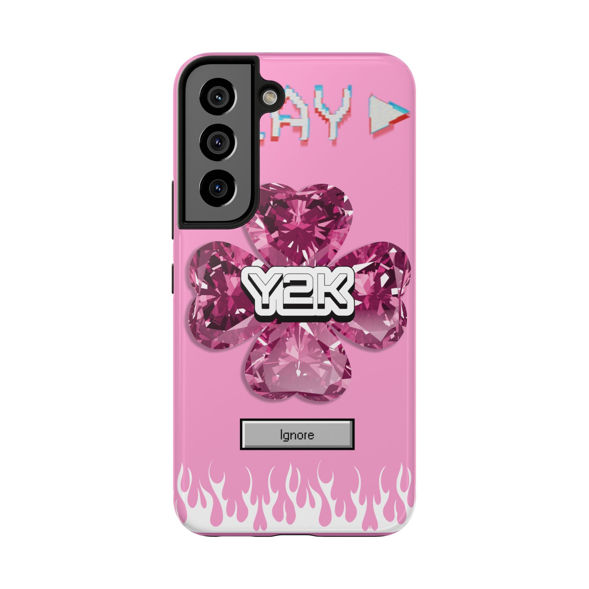 Y2K Play Ignore Sweet Pink Phone Case 💗📱