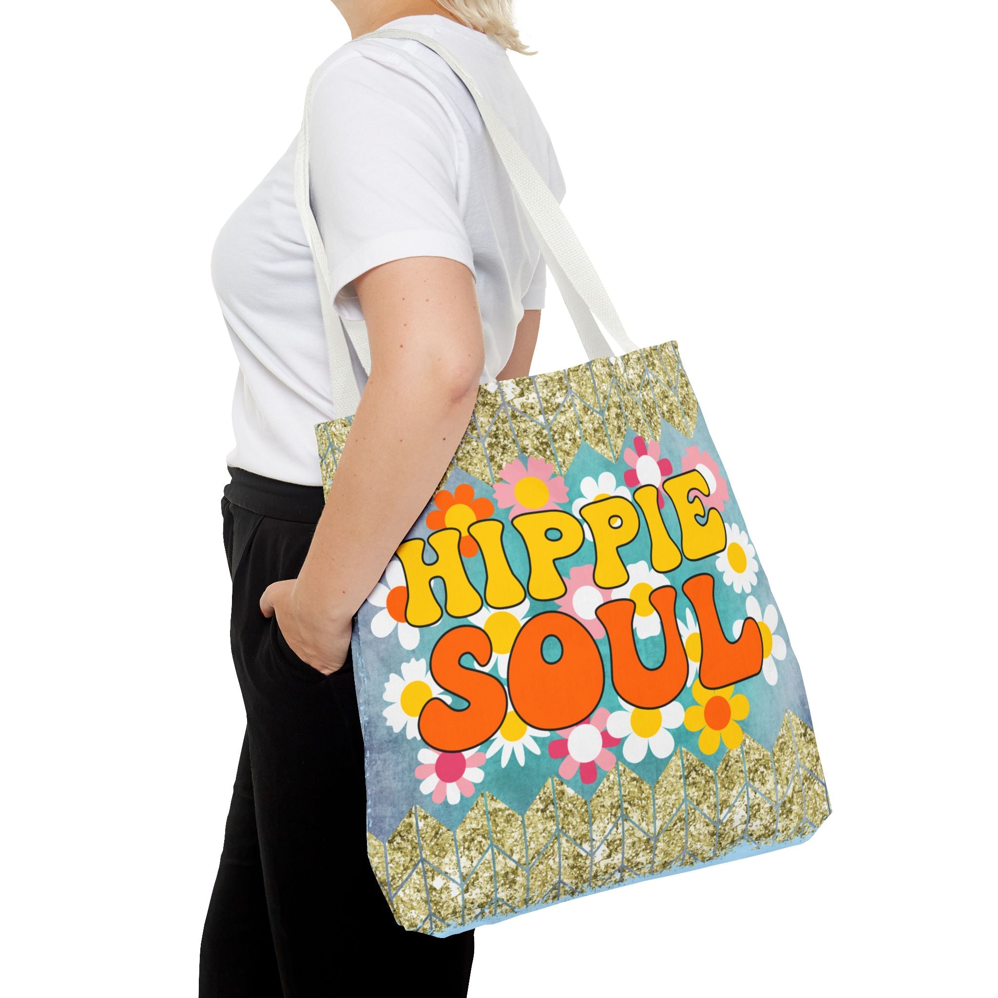 🌈 70s Hippie Soul Van Retro Tote Bag