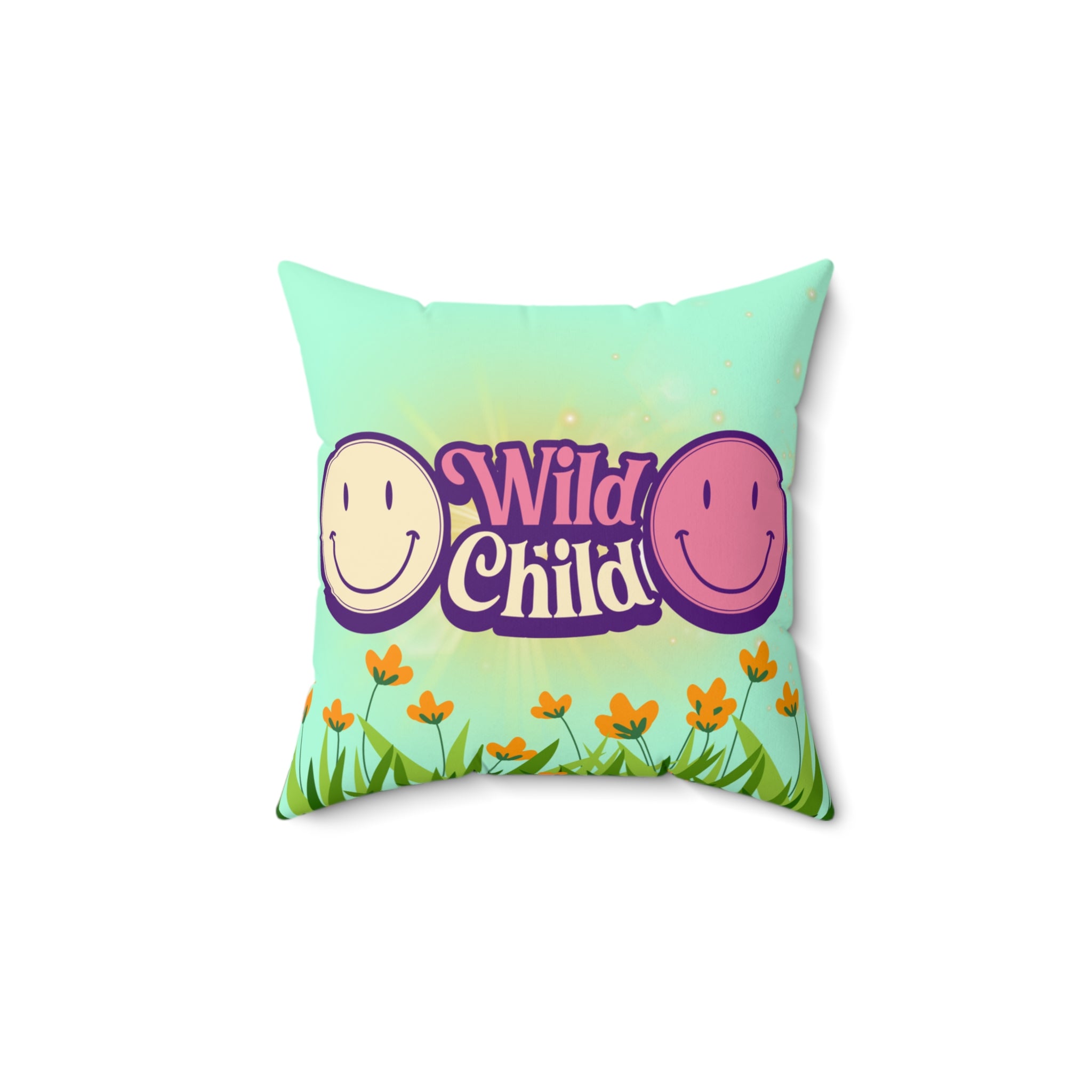 Wild Child 60s 70s Throwback Pillow 🌼😊✨
