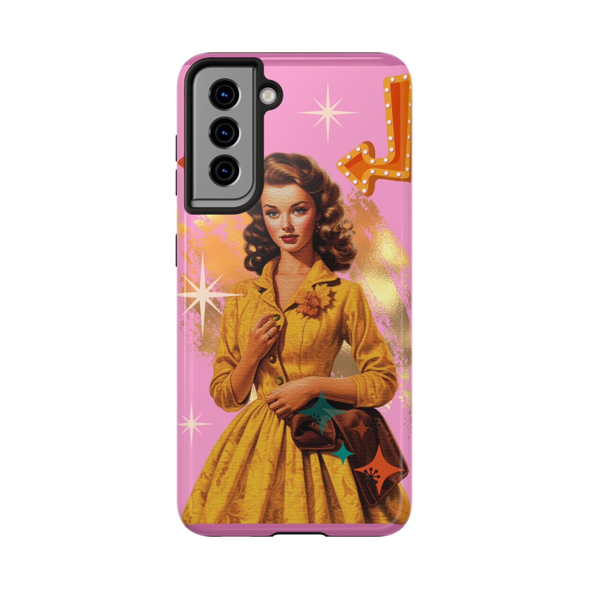 50s Pink Glam Retro Phone Case 💖📱