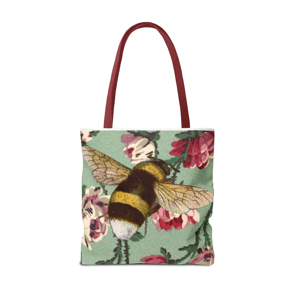 🐝🌼 60s Bumble Bee Floral Tote Bag 🌸✨