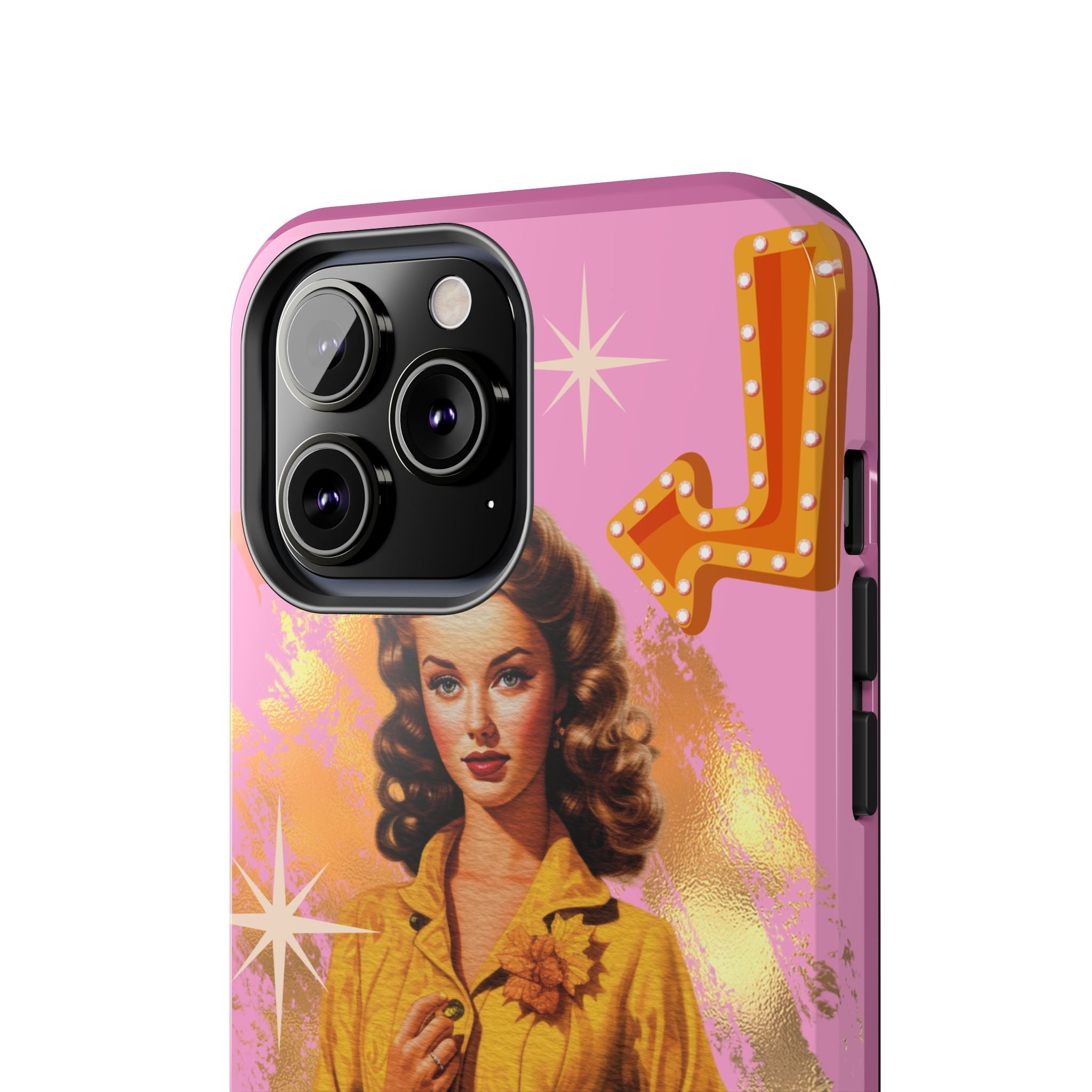 50s Pink Glam Retro Phone Case 💖📱