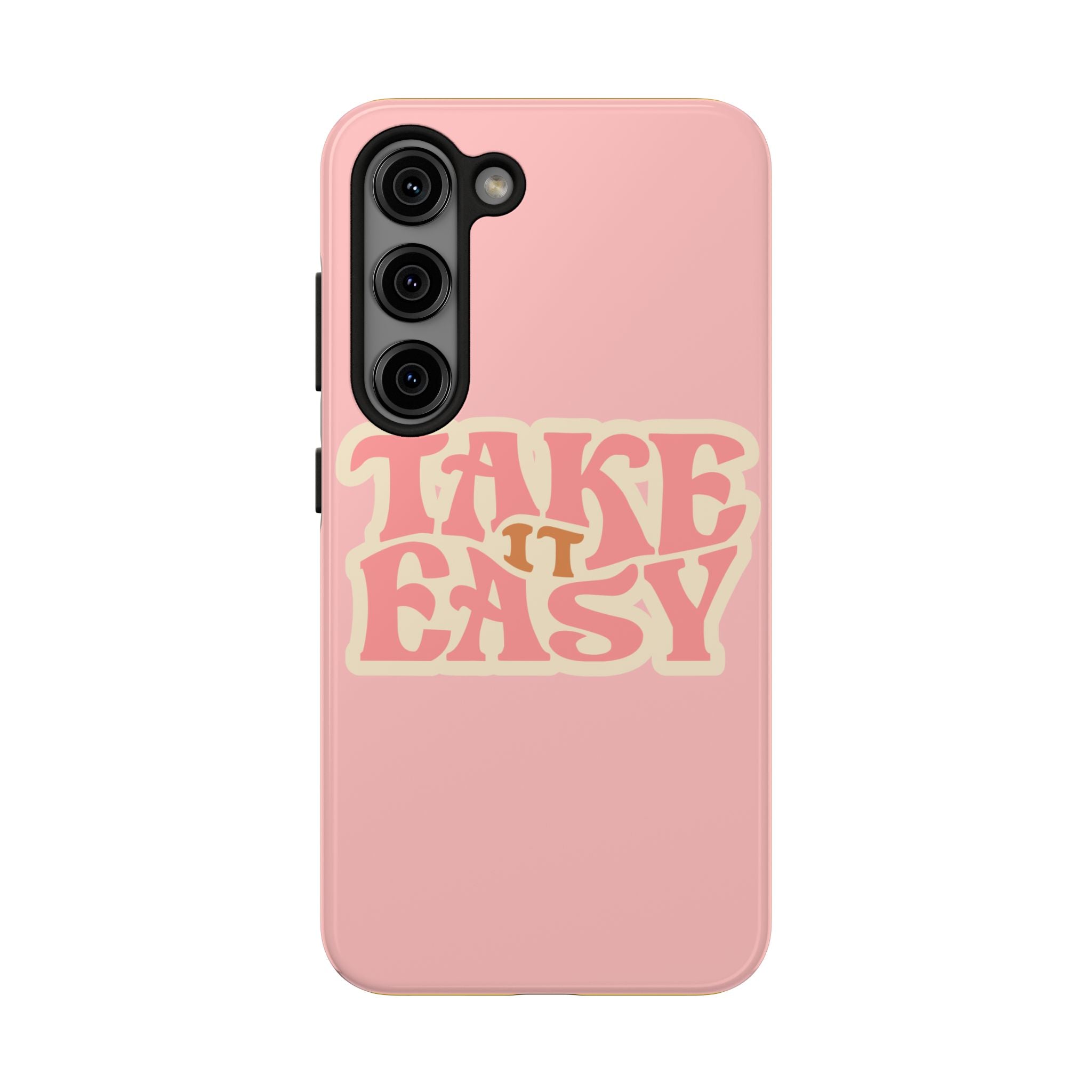 60s Pink Take It Easy Phone Case 🌸✌️📱