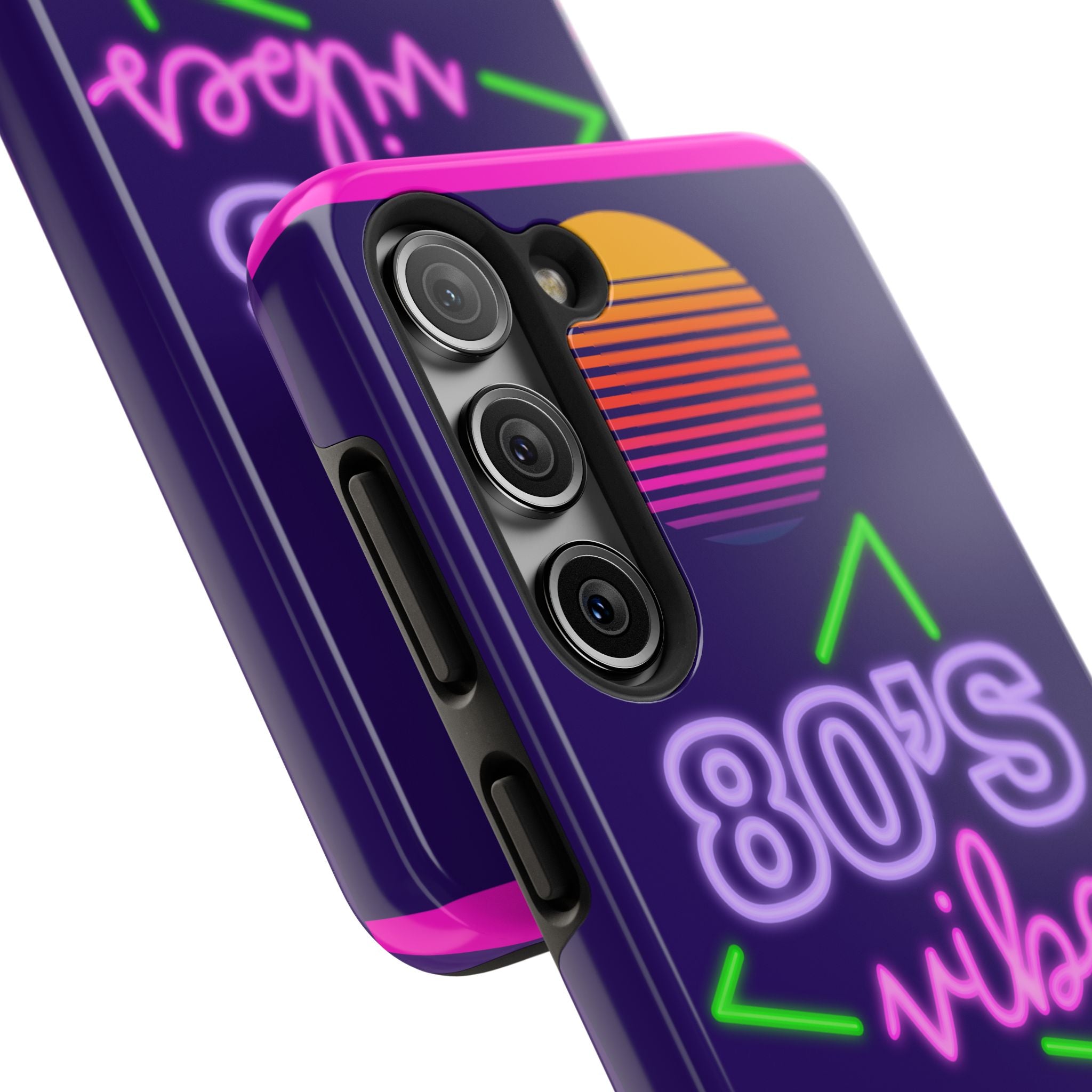 80s Vibes Synthwave Palm Trees Phone Case 🌴🎹📱