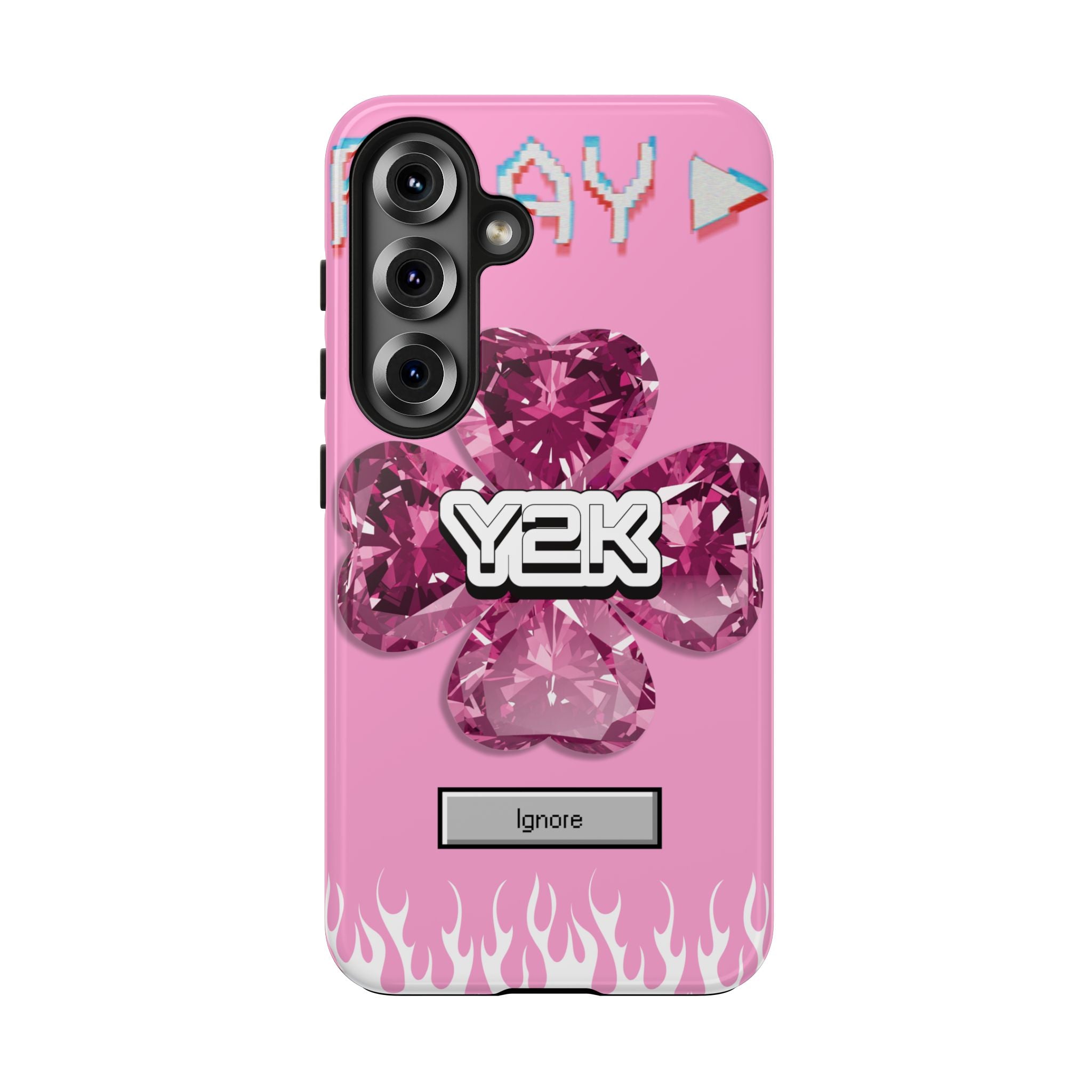 Y2K Play Ignore Sweet Pink Phone Case 💗📱