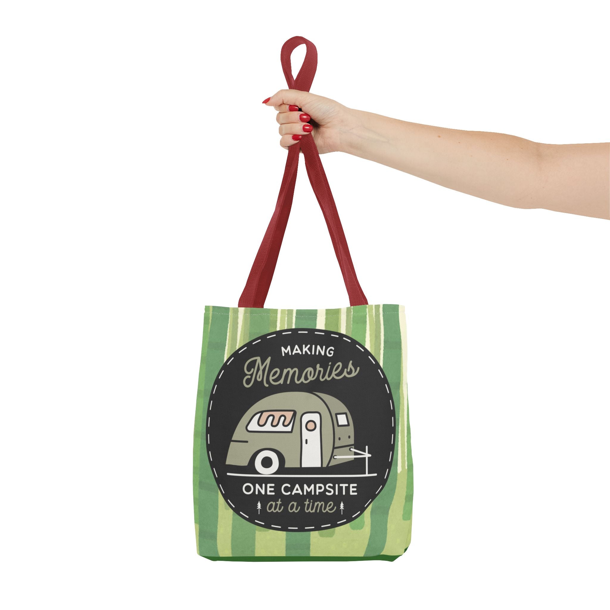 🏕️🌸 50s Making Memories One Campsite at a Time Tote Bag ✨👜