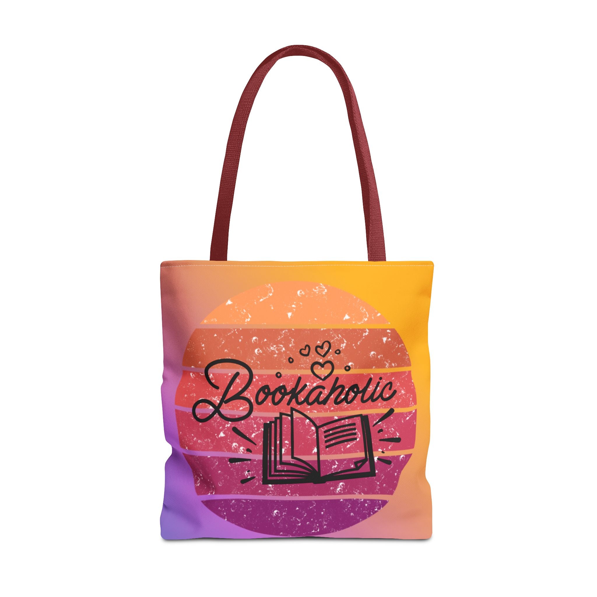 📚 60s Bookaholic Retro Tote Bag
