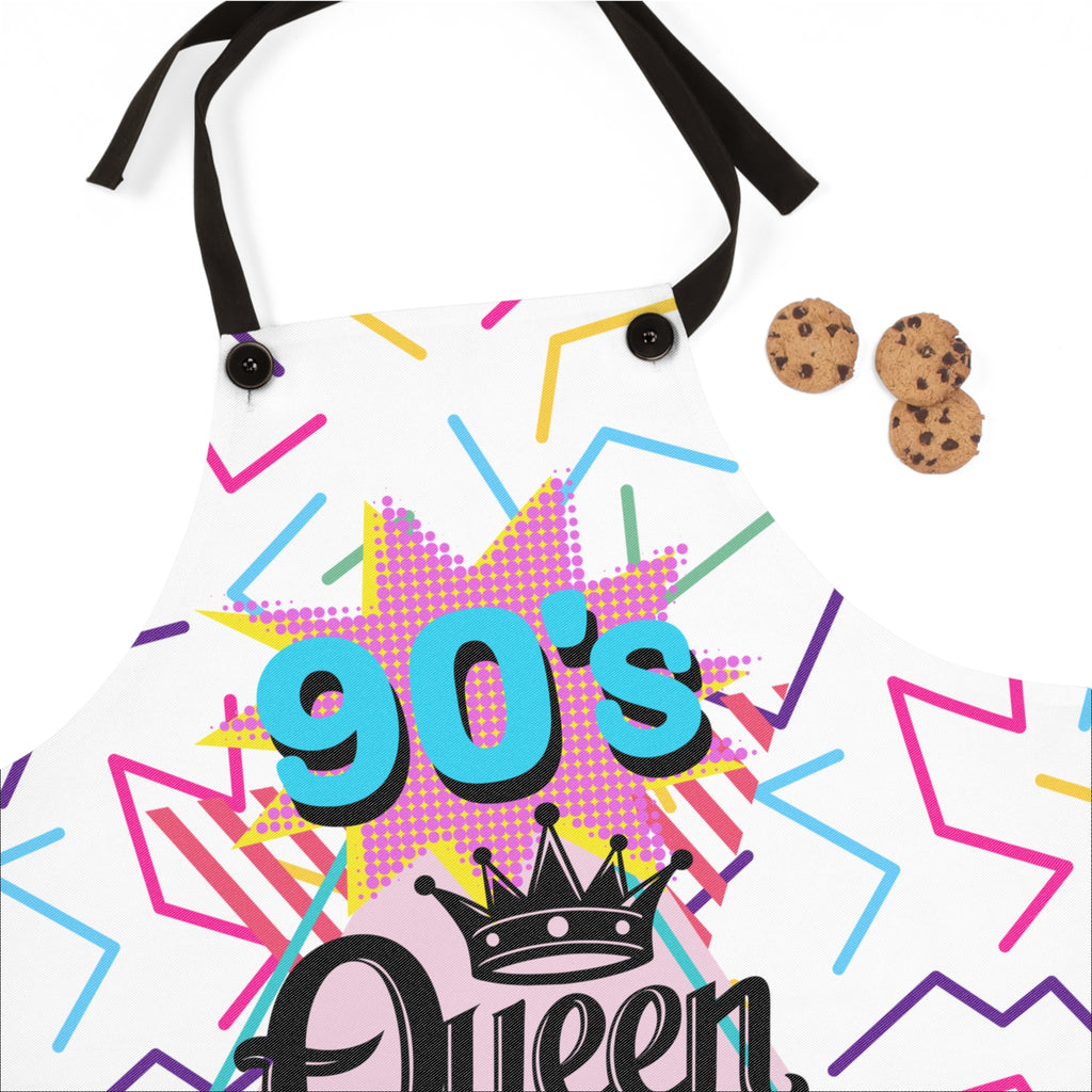 💖👑 90s Queen Playful Apron 🌈✨