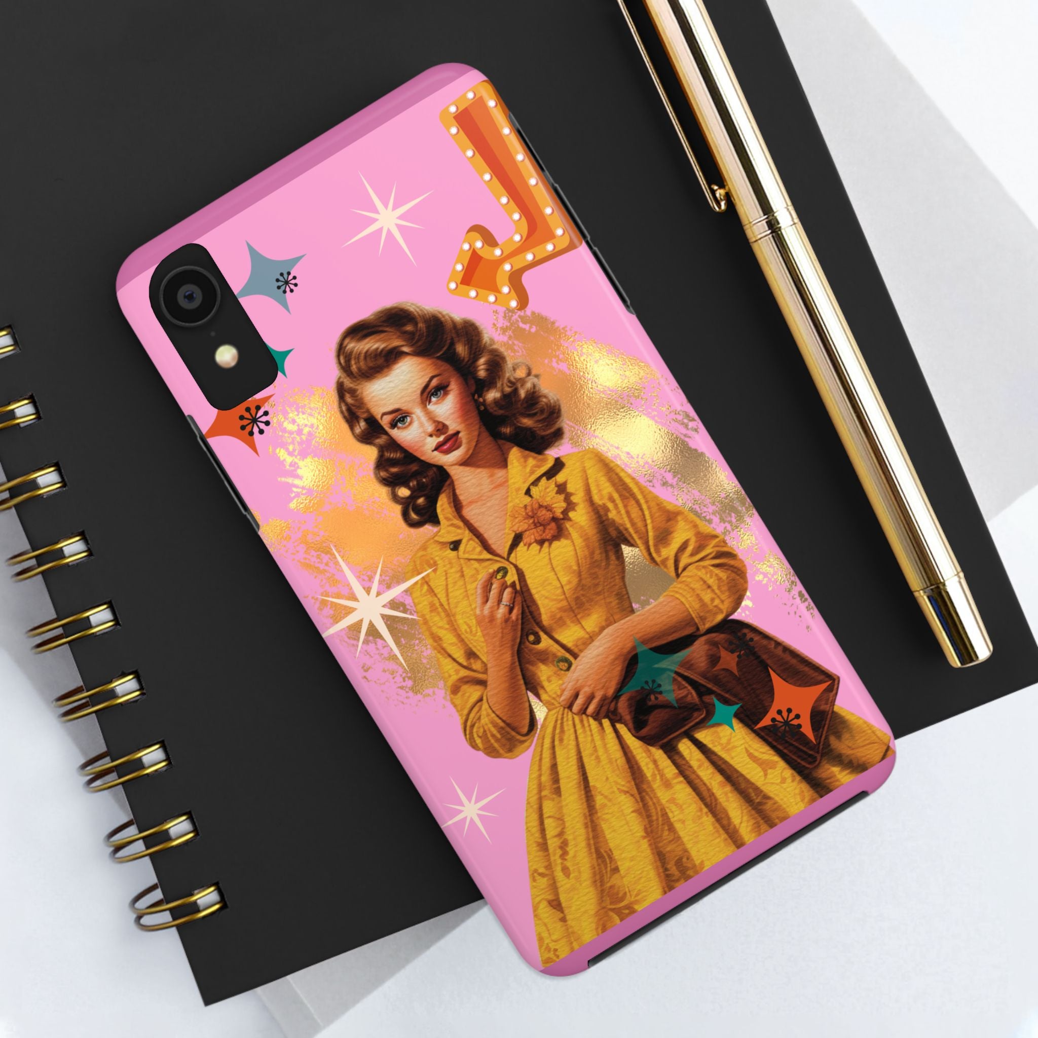 50s Pink Glam Retro Phone Case 💖📱