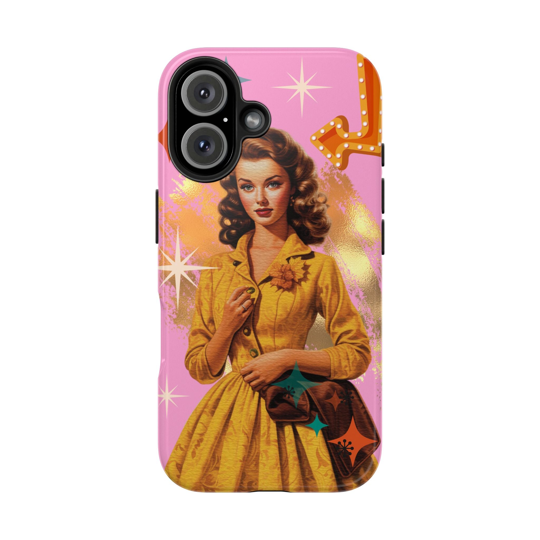 50s Pink Glam Retro Phone Case 💖📱