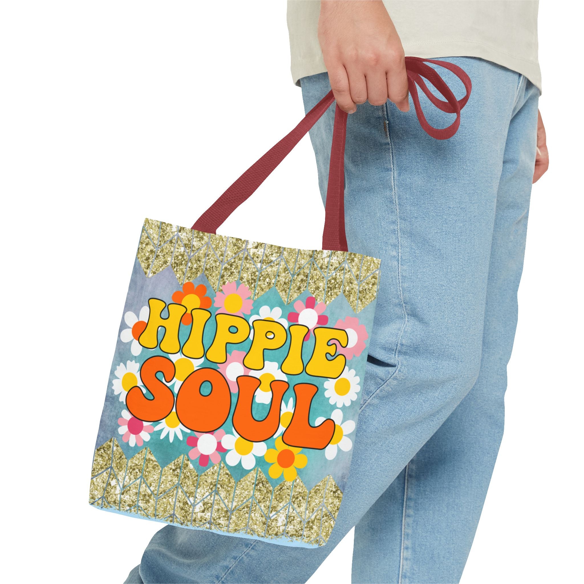🌈 70s Hippie Soul Van Retro Tote Bag