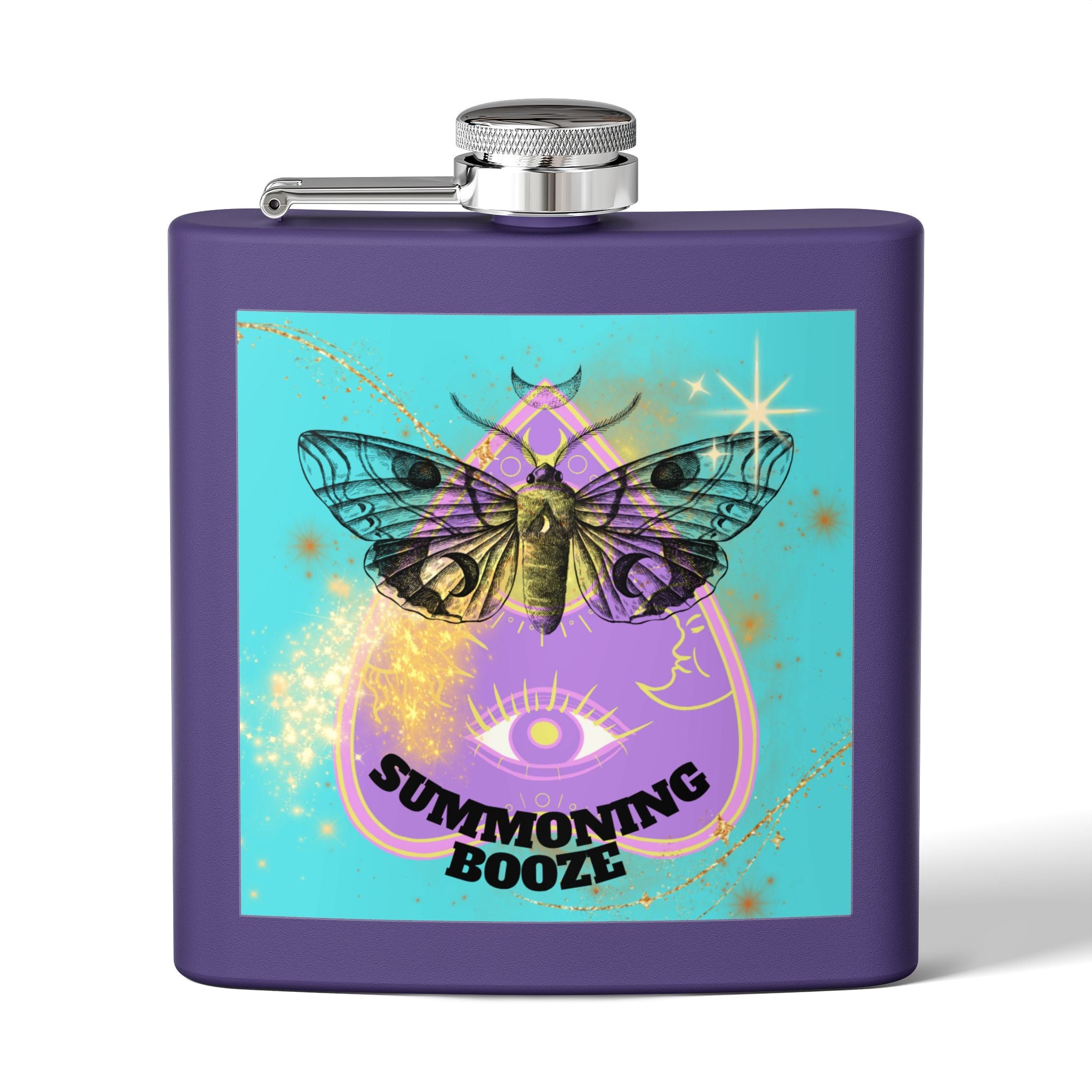 🔮 Summoning Booze Moth Ouija Flask