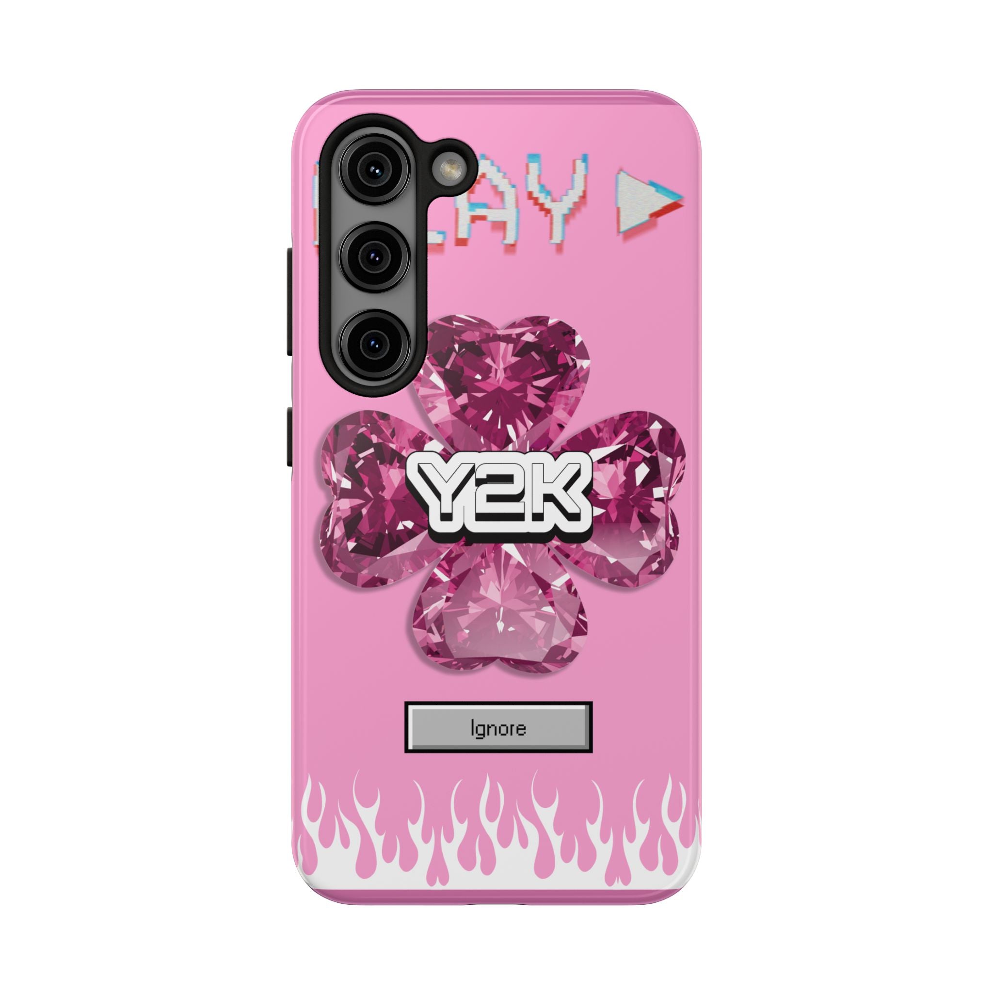 Y2K Play Ignore Sweet Pink Phone Case 💗📱