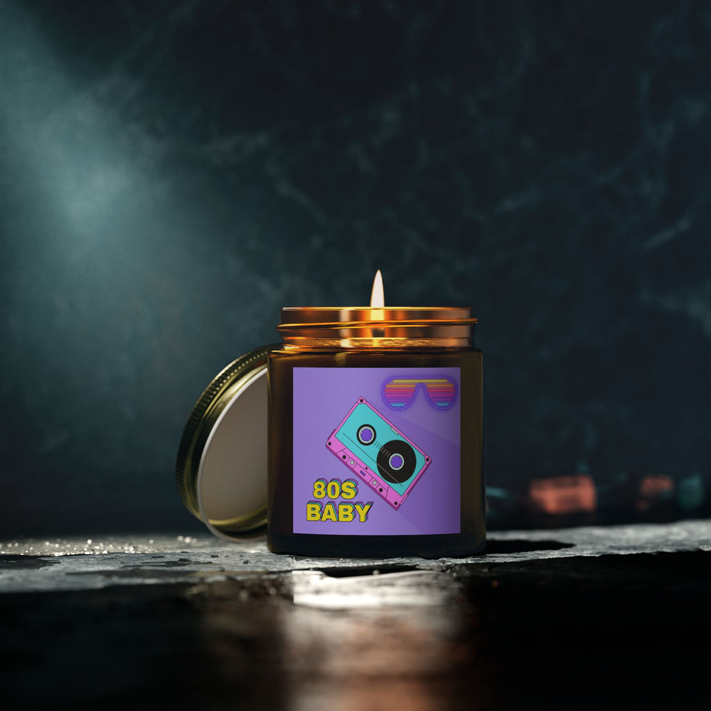 80s Baby Synthwave Mixtape Candle 💿🌈🔥
