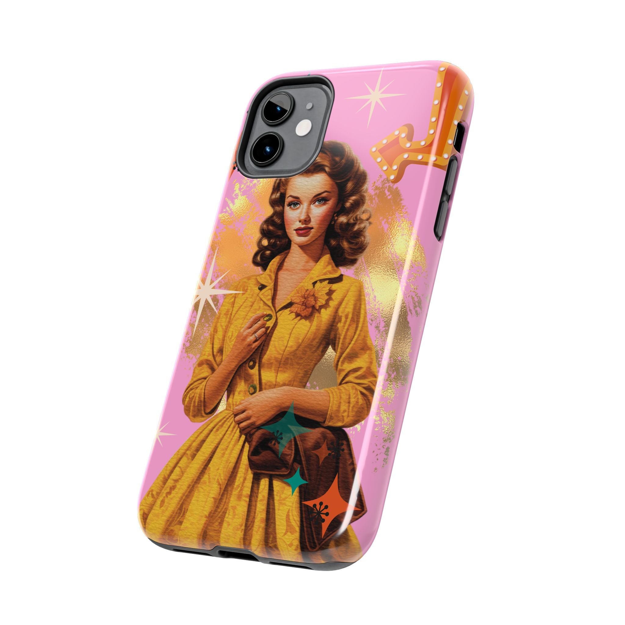 50s Pink Glam Retro Phone Case 💖📱