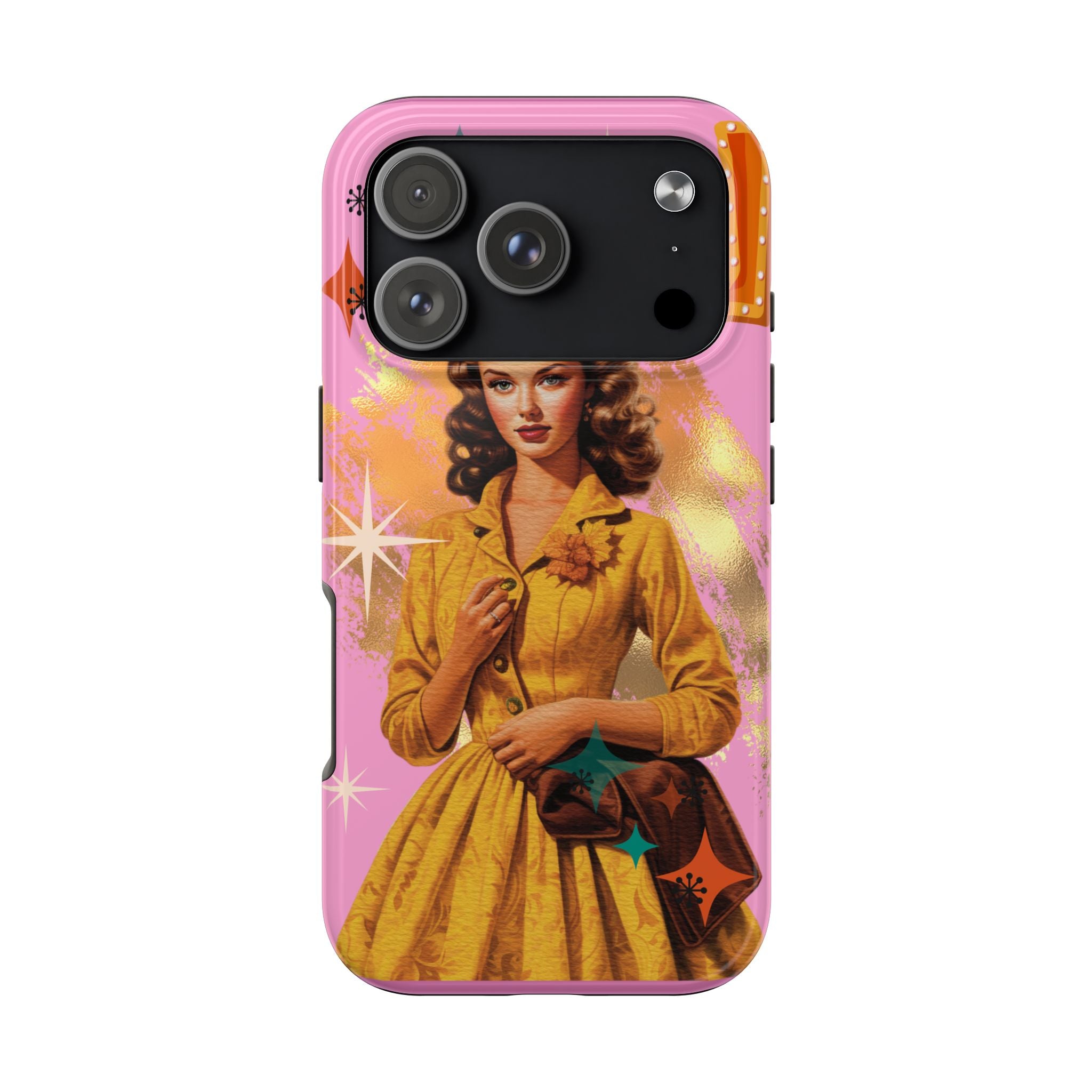 50s Pink Glam Retro Phone Case 💖📱